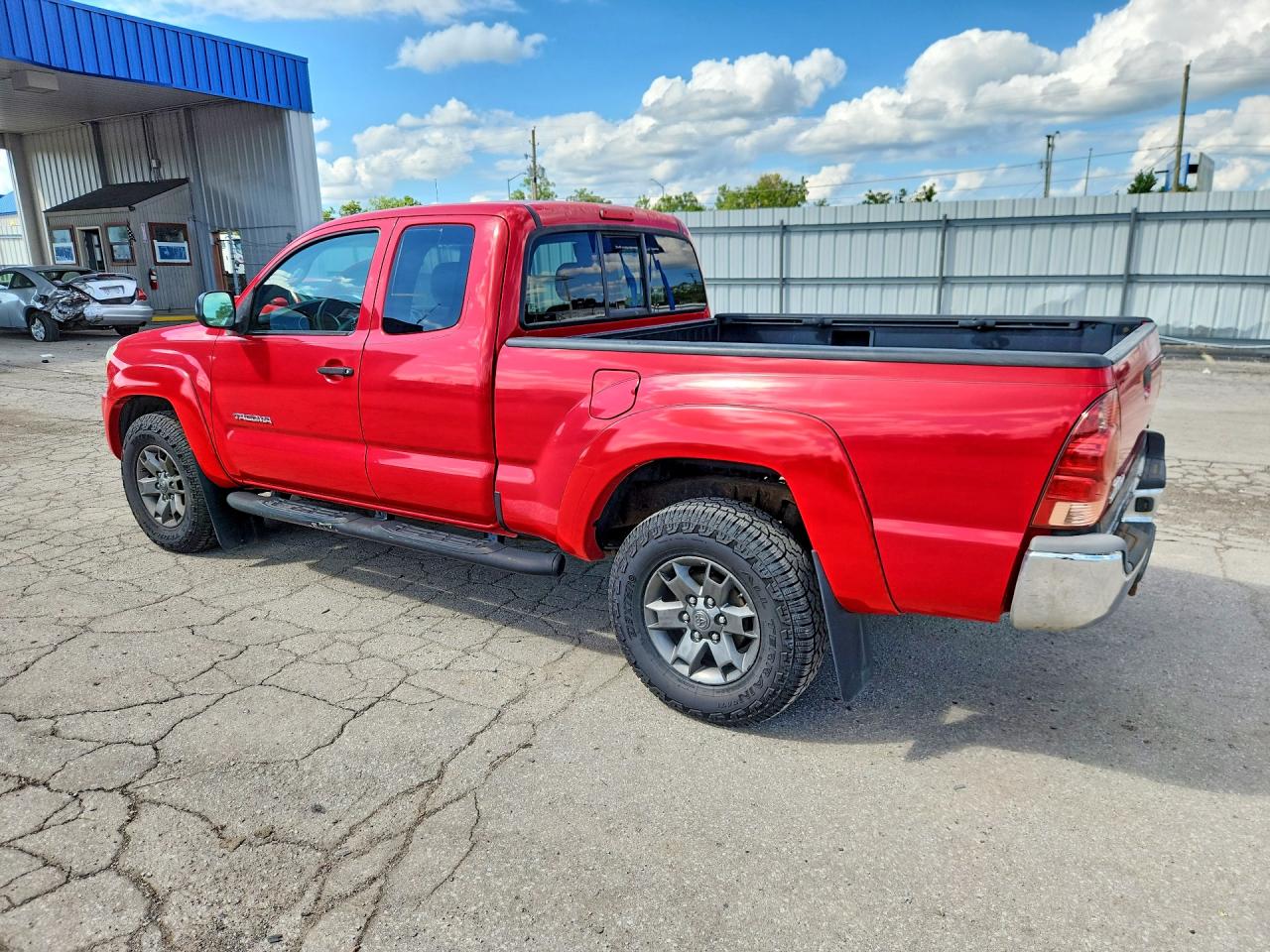 2008 Toyota Tacoma Access Cab Красный vin: 5TEUX42N78Z534802