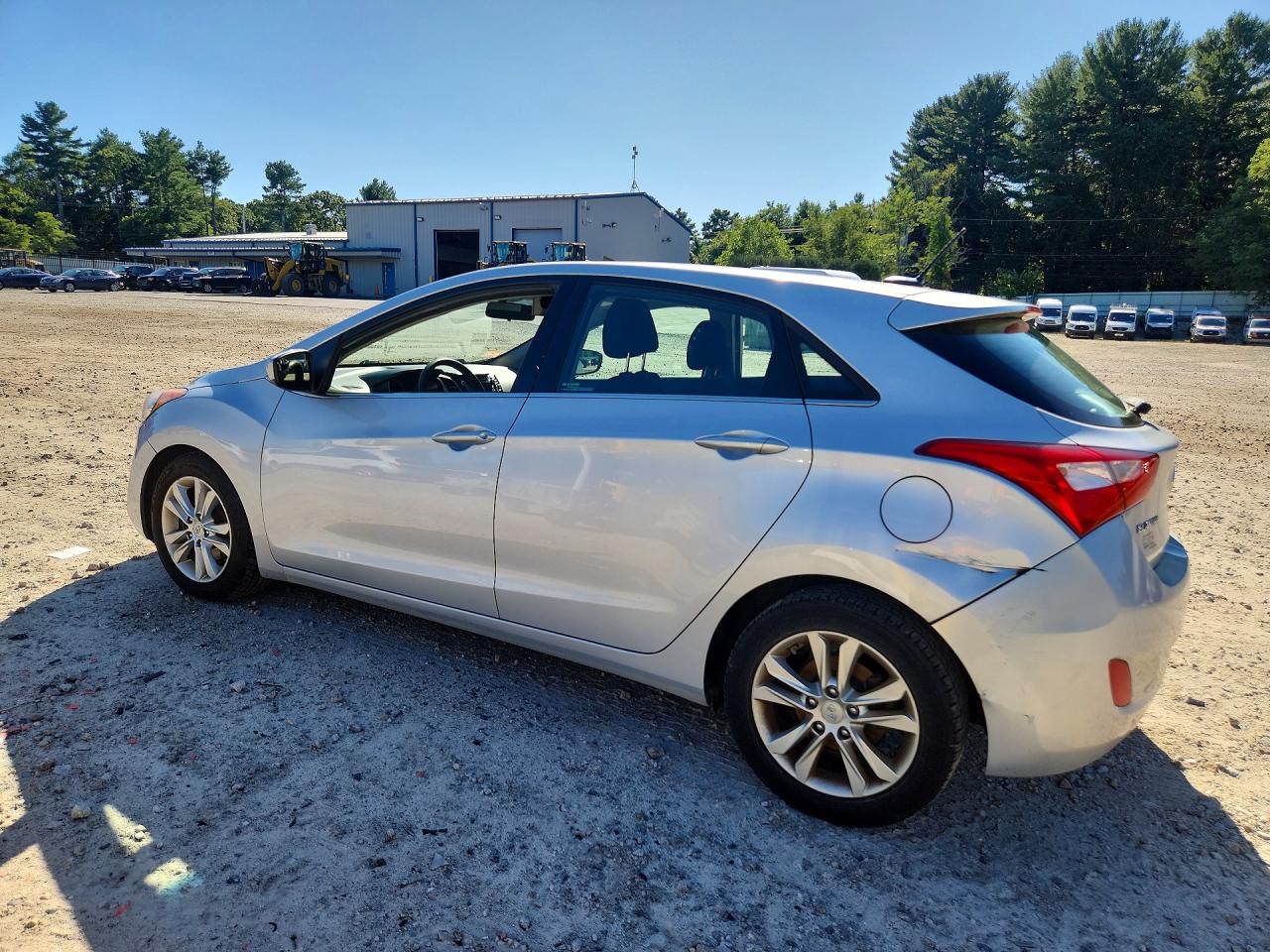 2014 Hyundai Elantra Gt Base Silver vin: KMHD35LH0EU166800