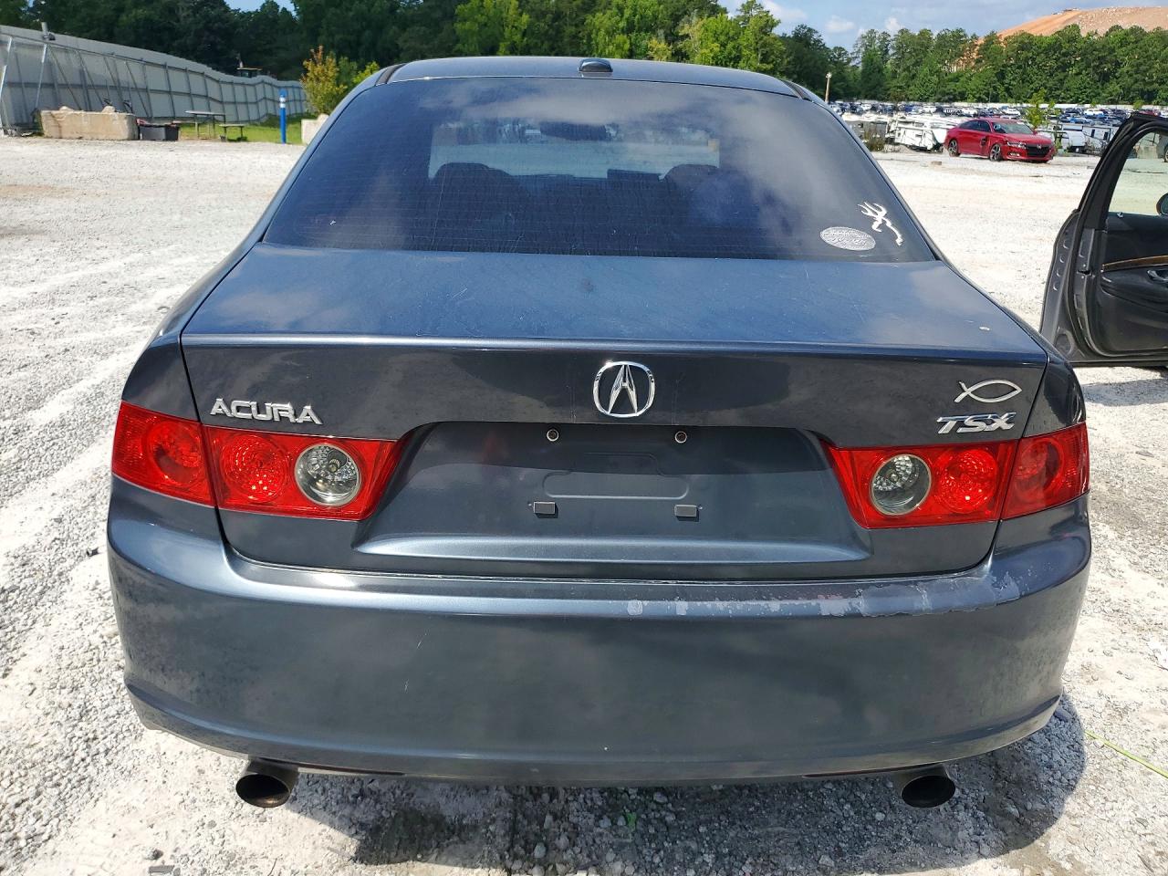 2007 Acura Tsx Gray vin: JH4CL96957C019536