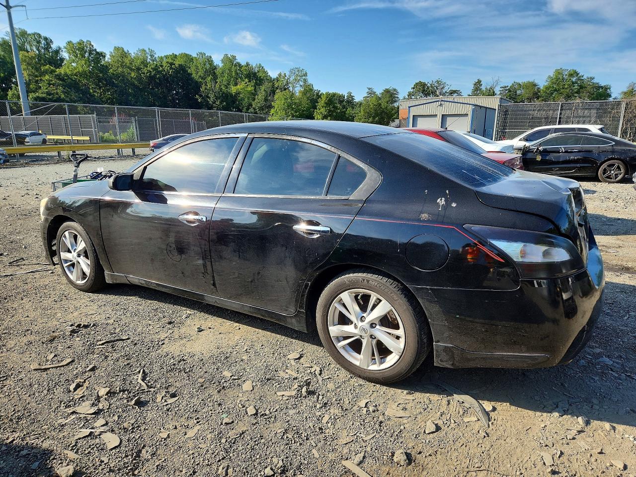 2014 Nissan Maxima 3.5 S Black vin: 1N4AA5AP7EC444093