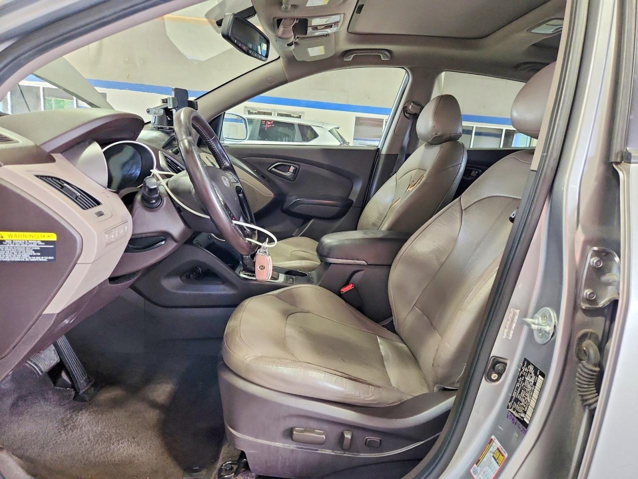 2014 Hyundai Tucson Limited Gray vin: KM8JUCAG2EU901565