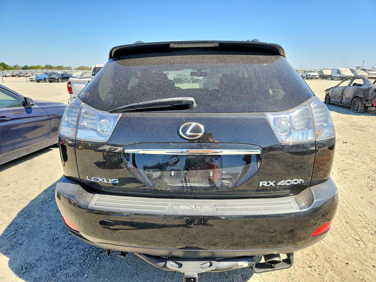 2008 Lexus Rx 400h Black vin: JTJHW31U882856227