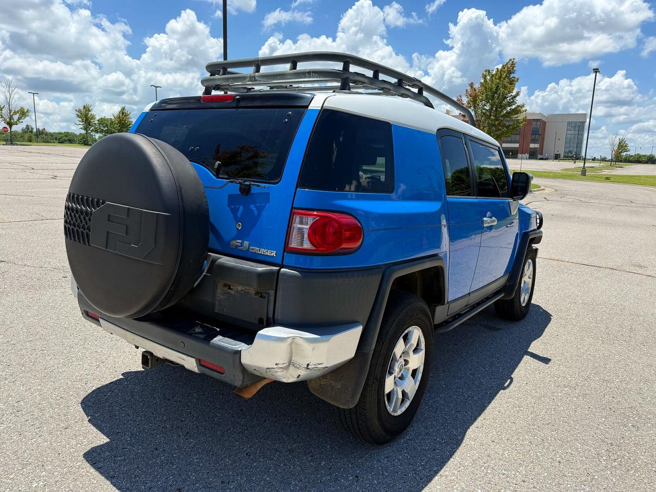 2007 Toyota Fj Cruiser Base Blue vin: JTEBU11F170076998