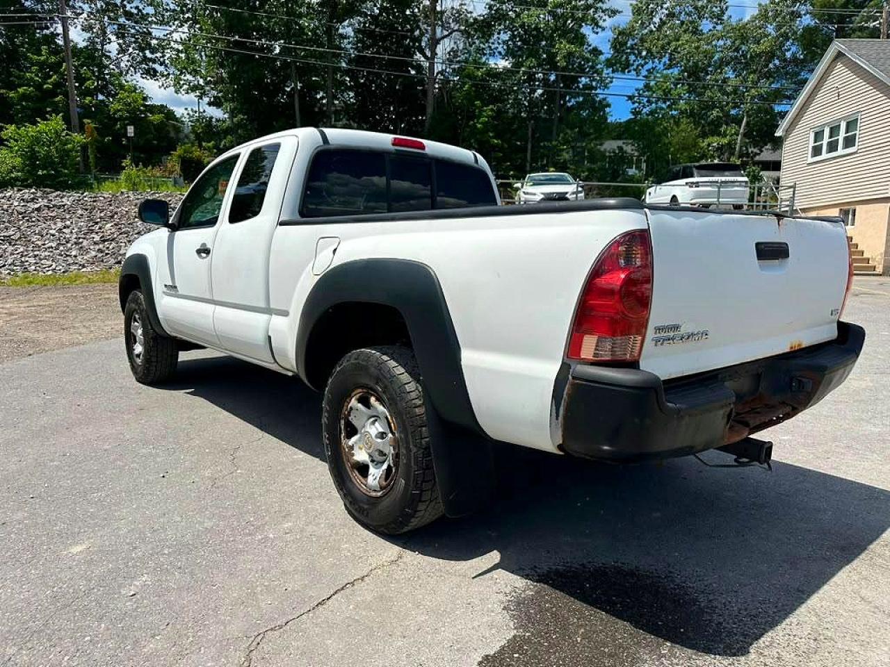 2007 Toyota Tacoma Access Cab Белый vin: 5TEUU42N47Z462058