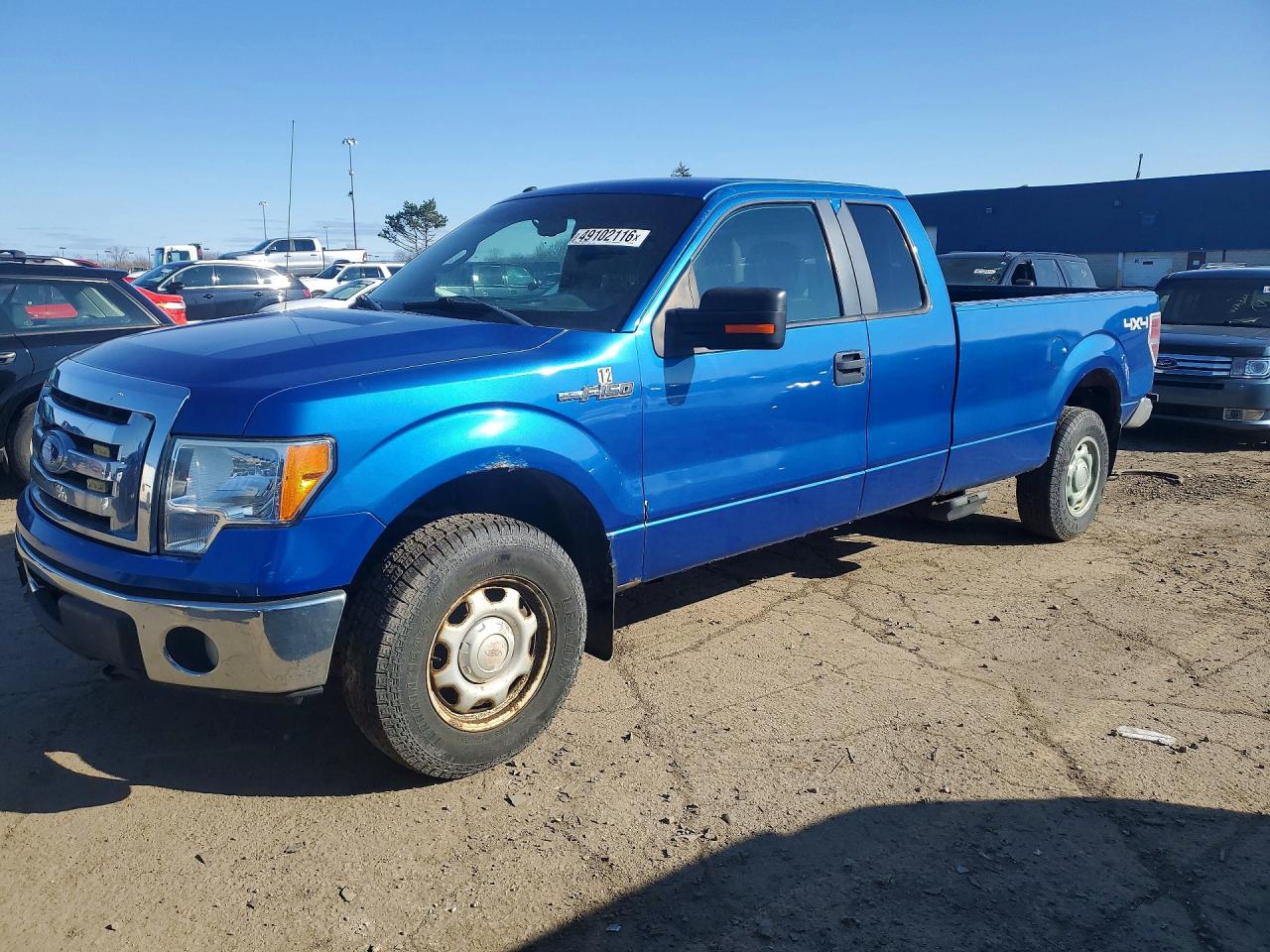 2010 Ford F150 Super Cab Blue vin: 1FTVX1EVXAKE35559