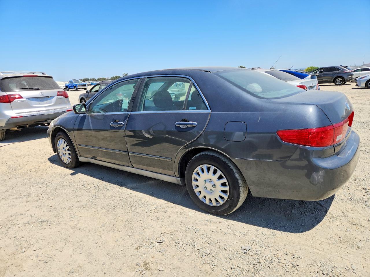 2005 Honda Accord Lx Gray vin: 1HGCM56425A175779