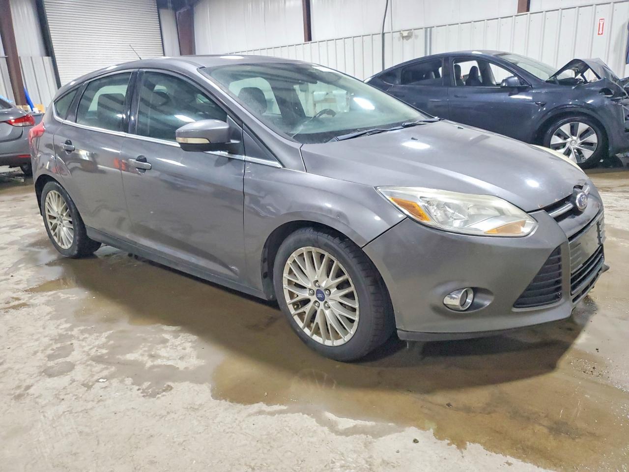 2012 Ford Focus Sel Gray vin: 1FAHP3M29CL446944