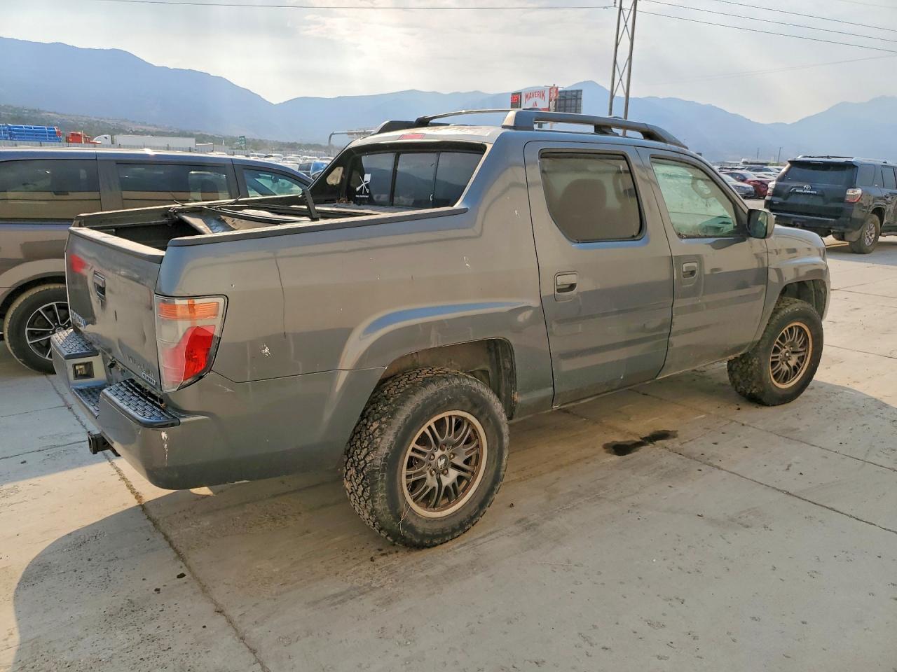 2007 Honda Ridgeline Rtl Gray vin: 2HJYK16597H503324