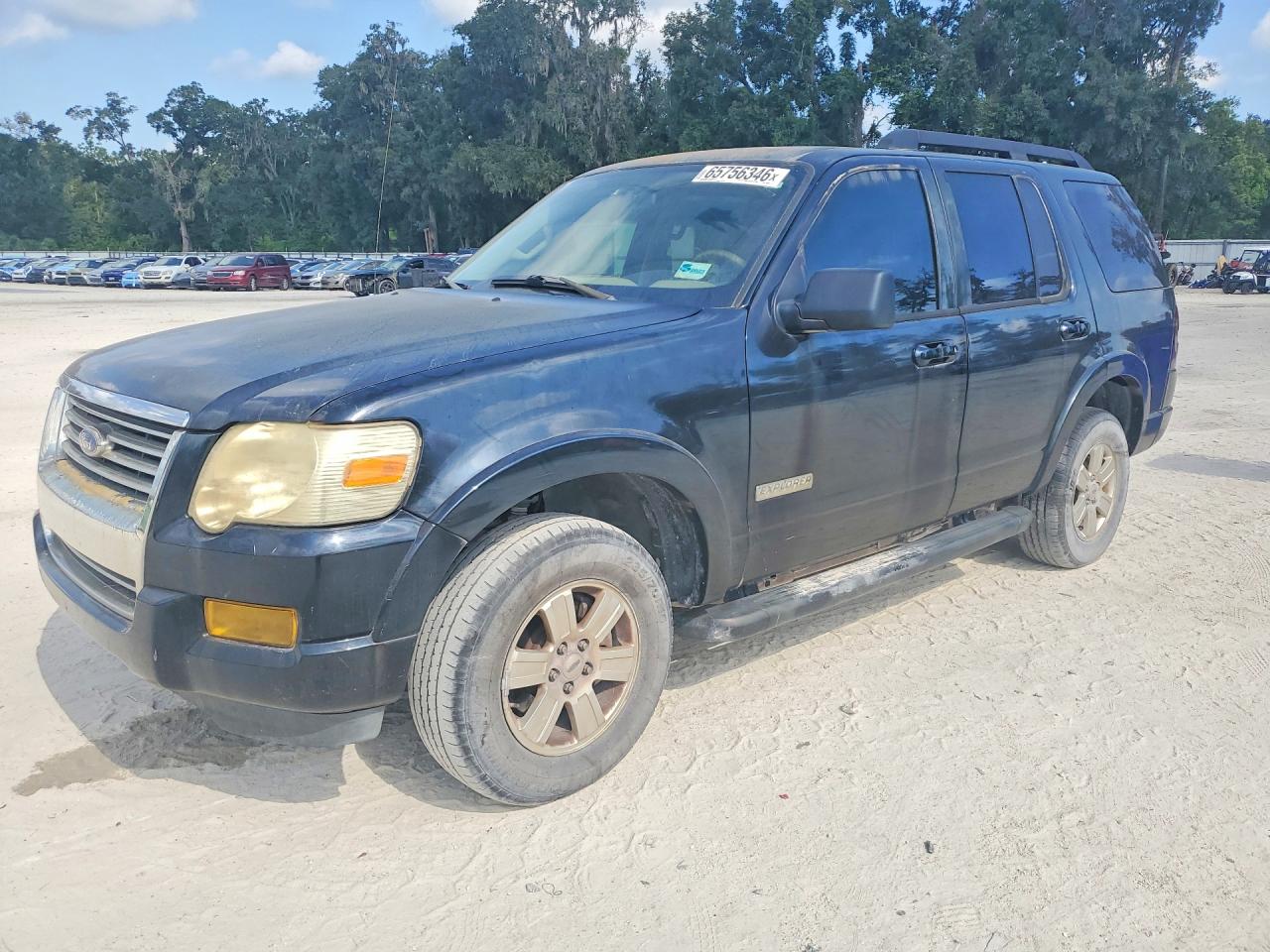 2007 Ford Explorer Xlt Черный vin: 1FMEU63E27UB08350