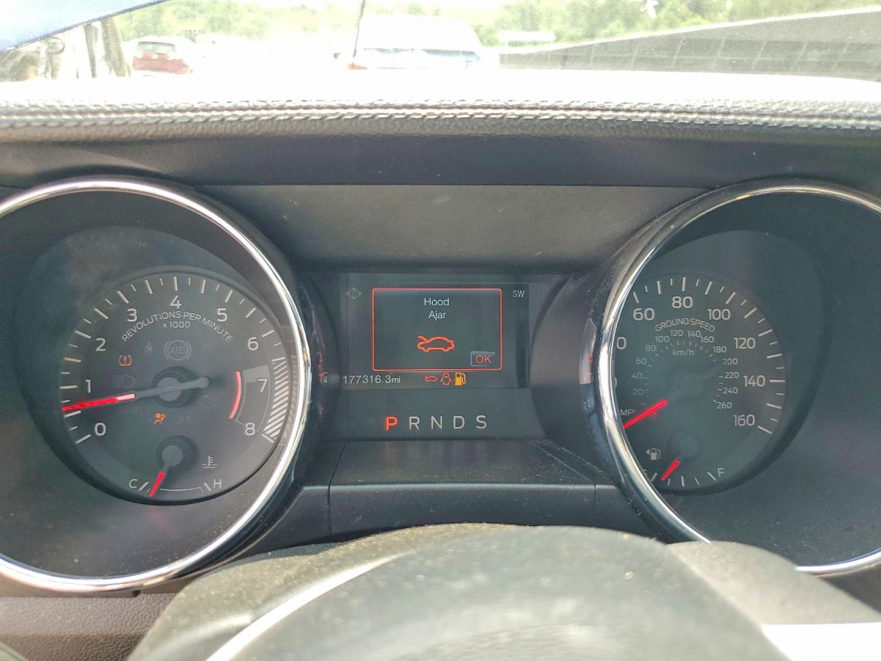 2015 Ford Mustang Синий vin: 1FA6P8AM0F5384935