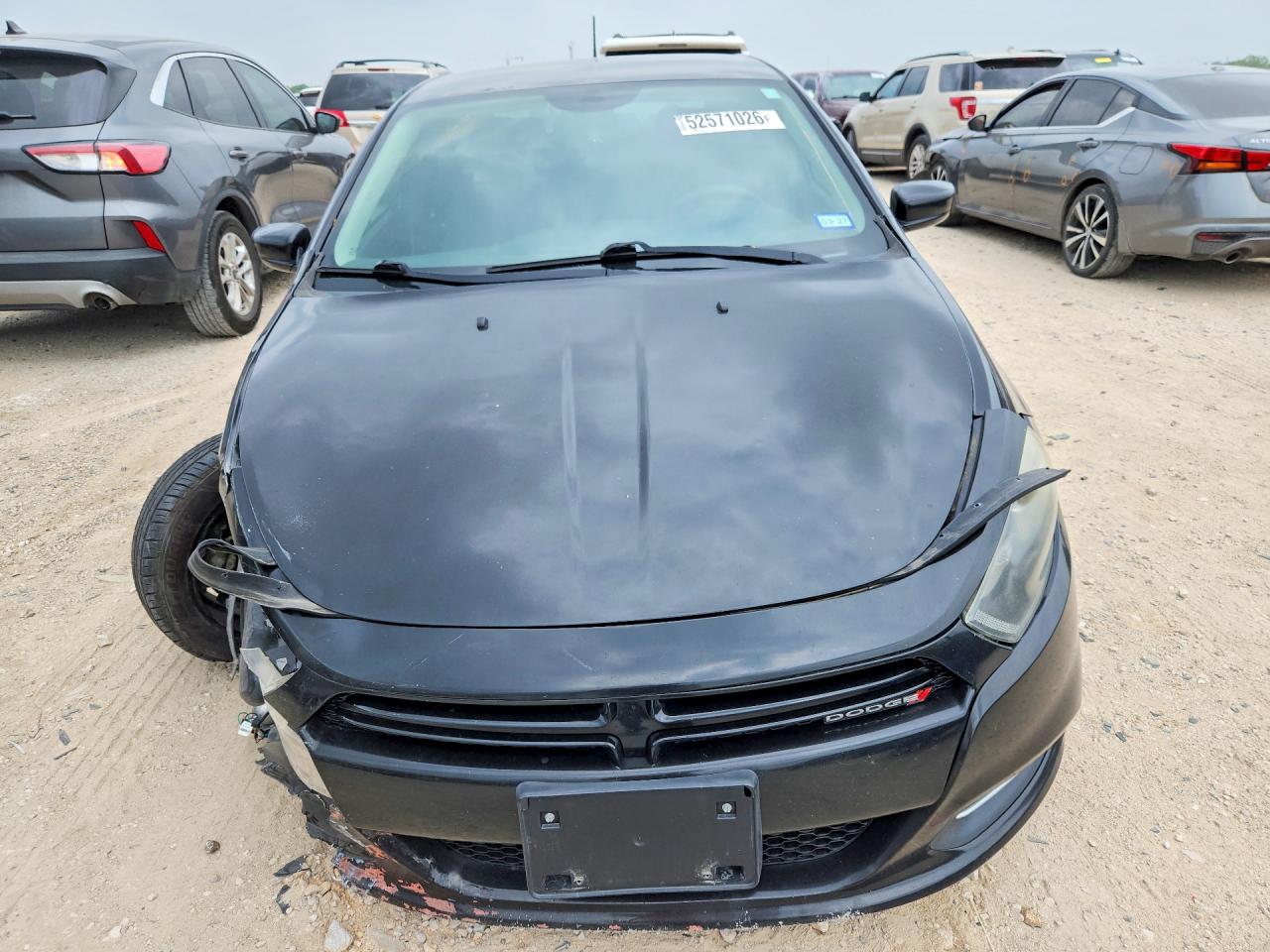 2016 Dodge Dart Sxt Black vin: 1C3CDFBB4GD701425