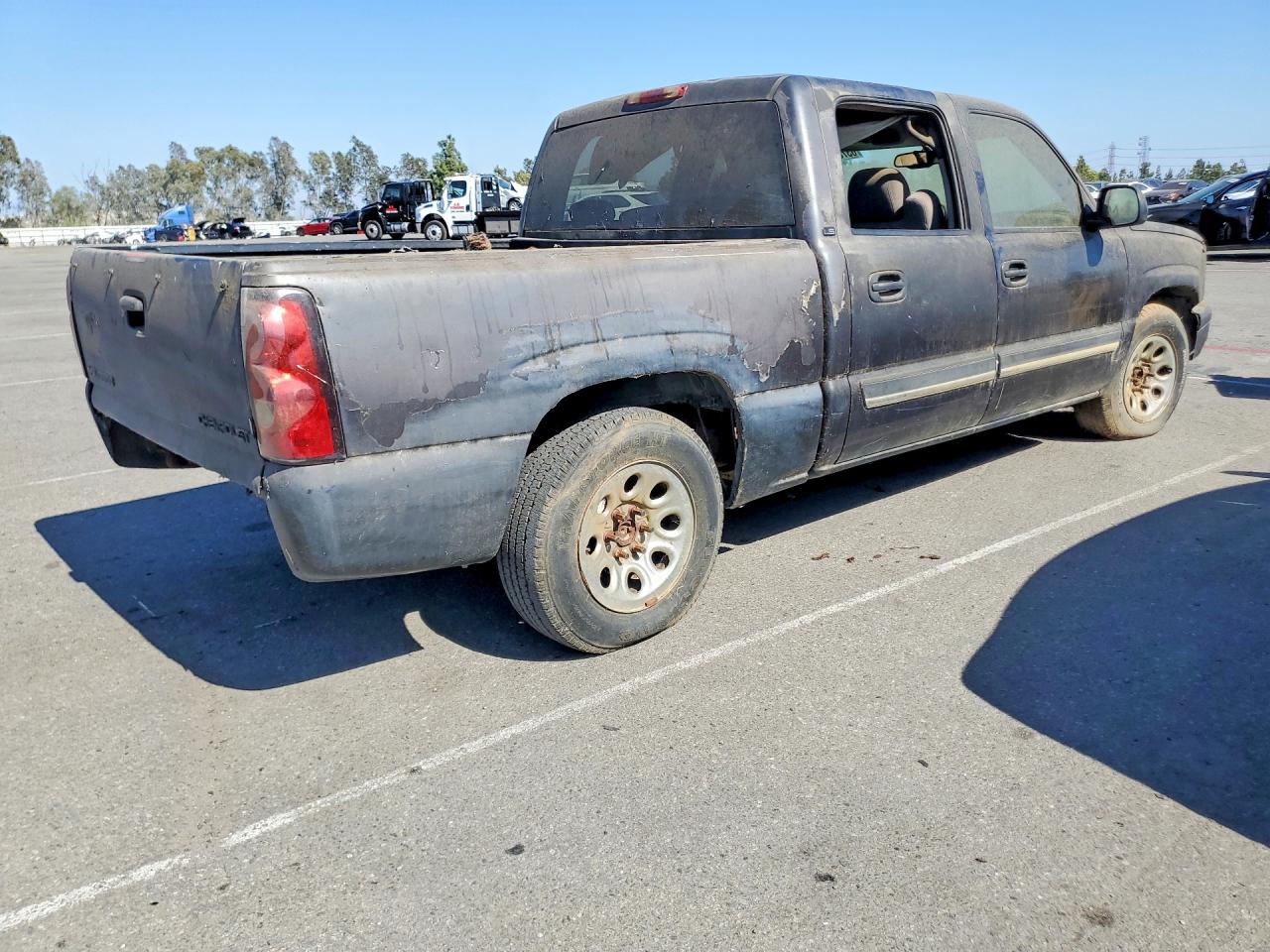 2005 Chevrolet Silverado C1500 Gray vin: 2GCEC13T751248816