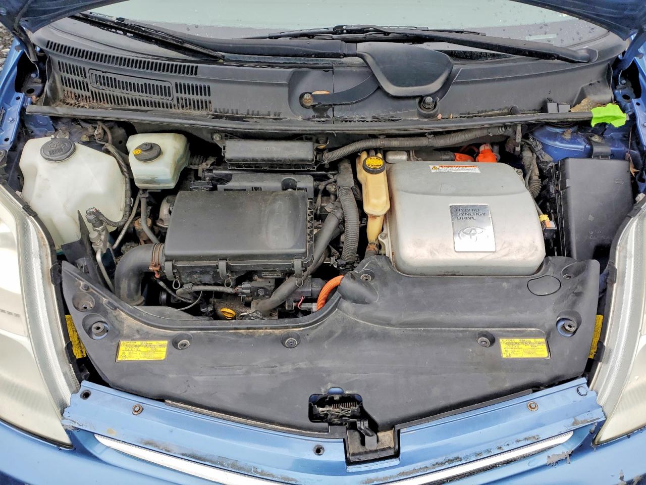 2009 Toyota Prius Base Blue vin: JTDKB20U497828901