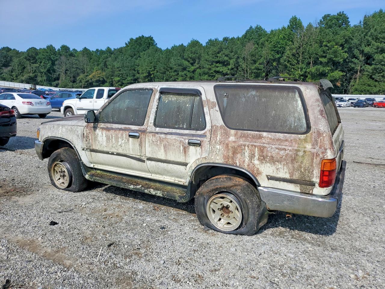 1992 Toyota 4runner Sr5 V6 White vin: JT3VN39W4N0080589