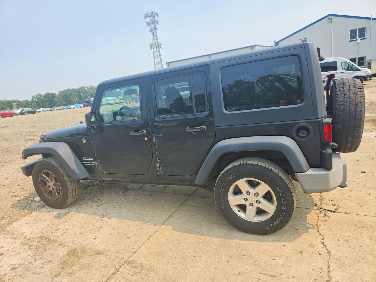 2015 Jeep Wrangler Unlimited Sport Black vin: 1C4BJWDG6FL637529