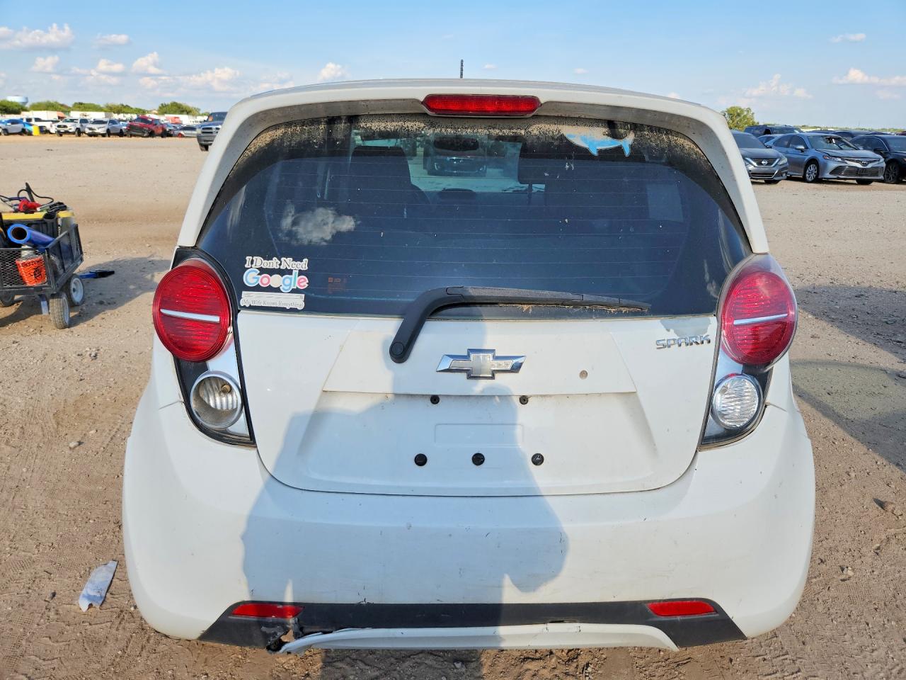 2014 Chevrolet Spark 1lt White vin: KL8CD6S98EC541456