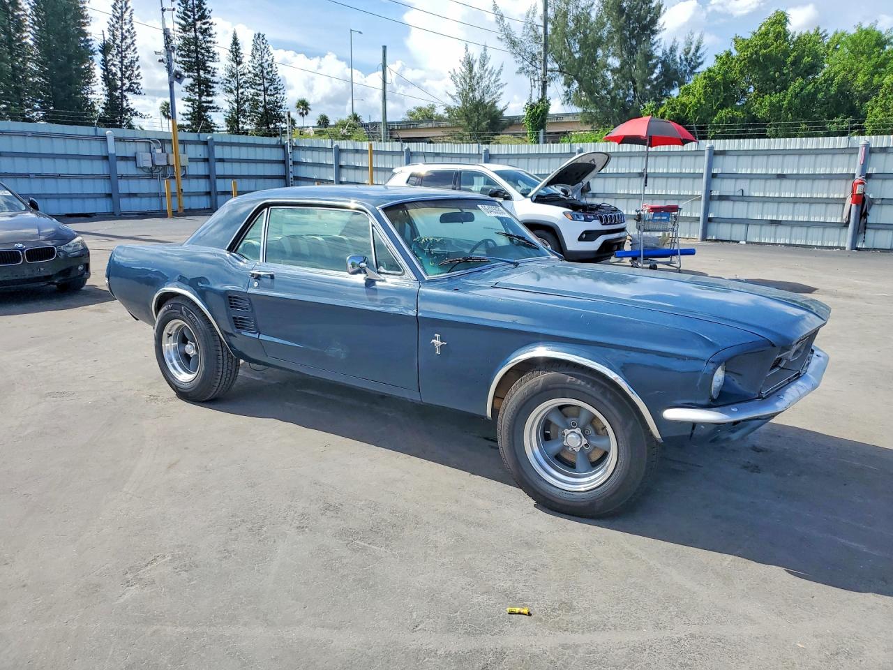 1967 Ford Mustang Синий vin: 7701G252161