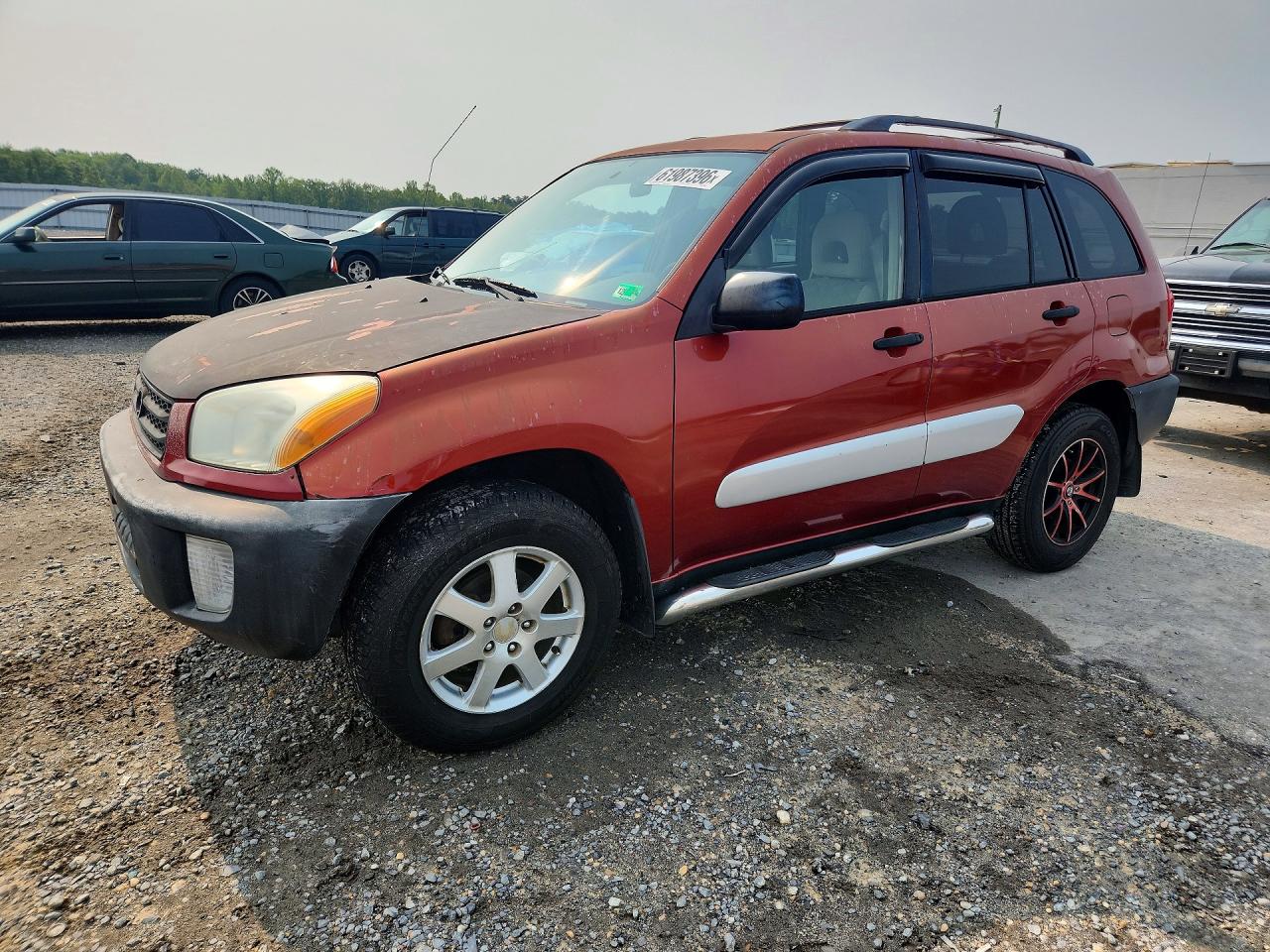 2002 Toyota Rav4 Base Red vin: JTEHH20V220178803