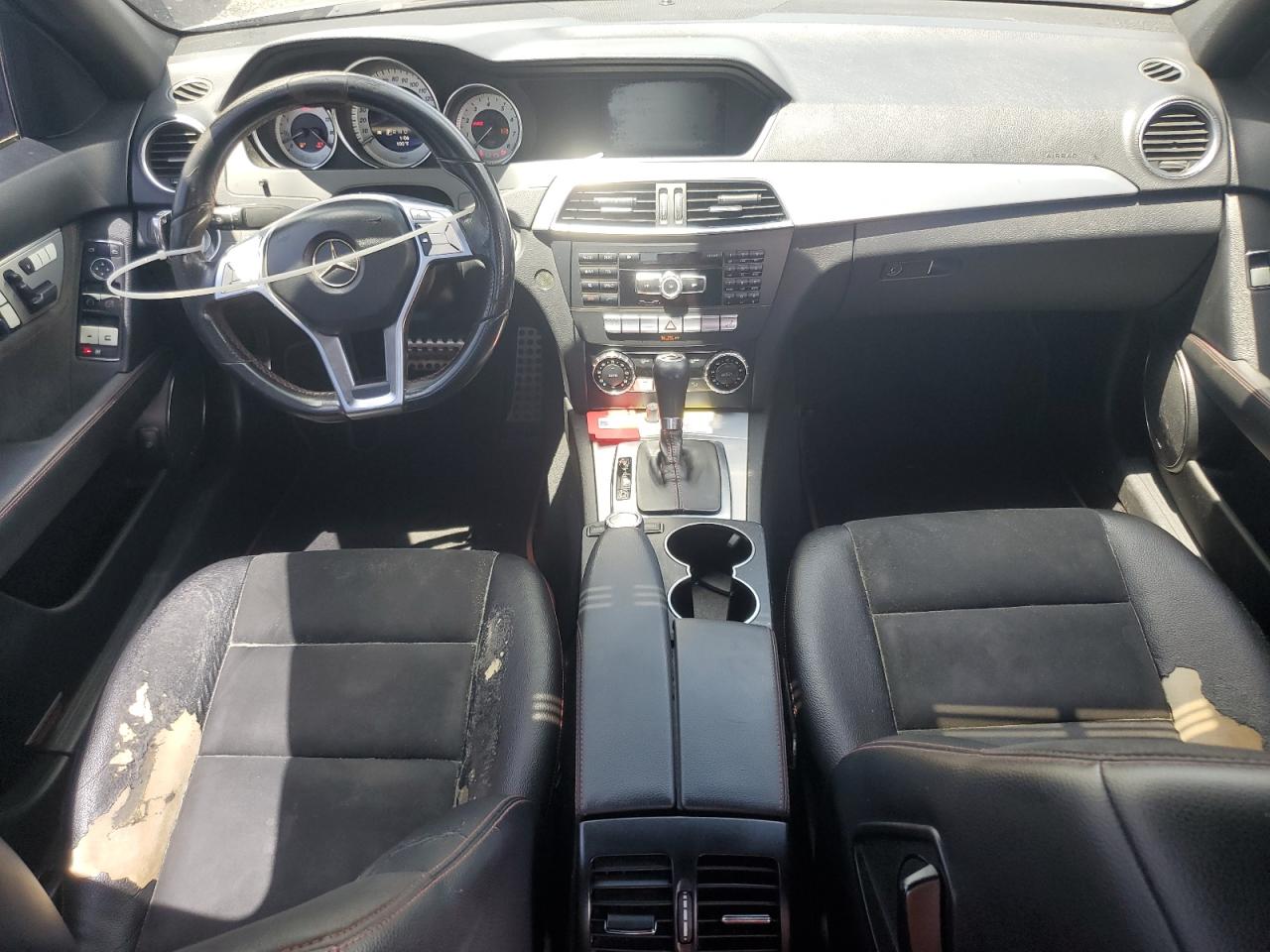 2013 Mercedes-benz C 250 Gray vin: WDDGF4HB5DR270892