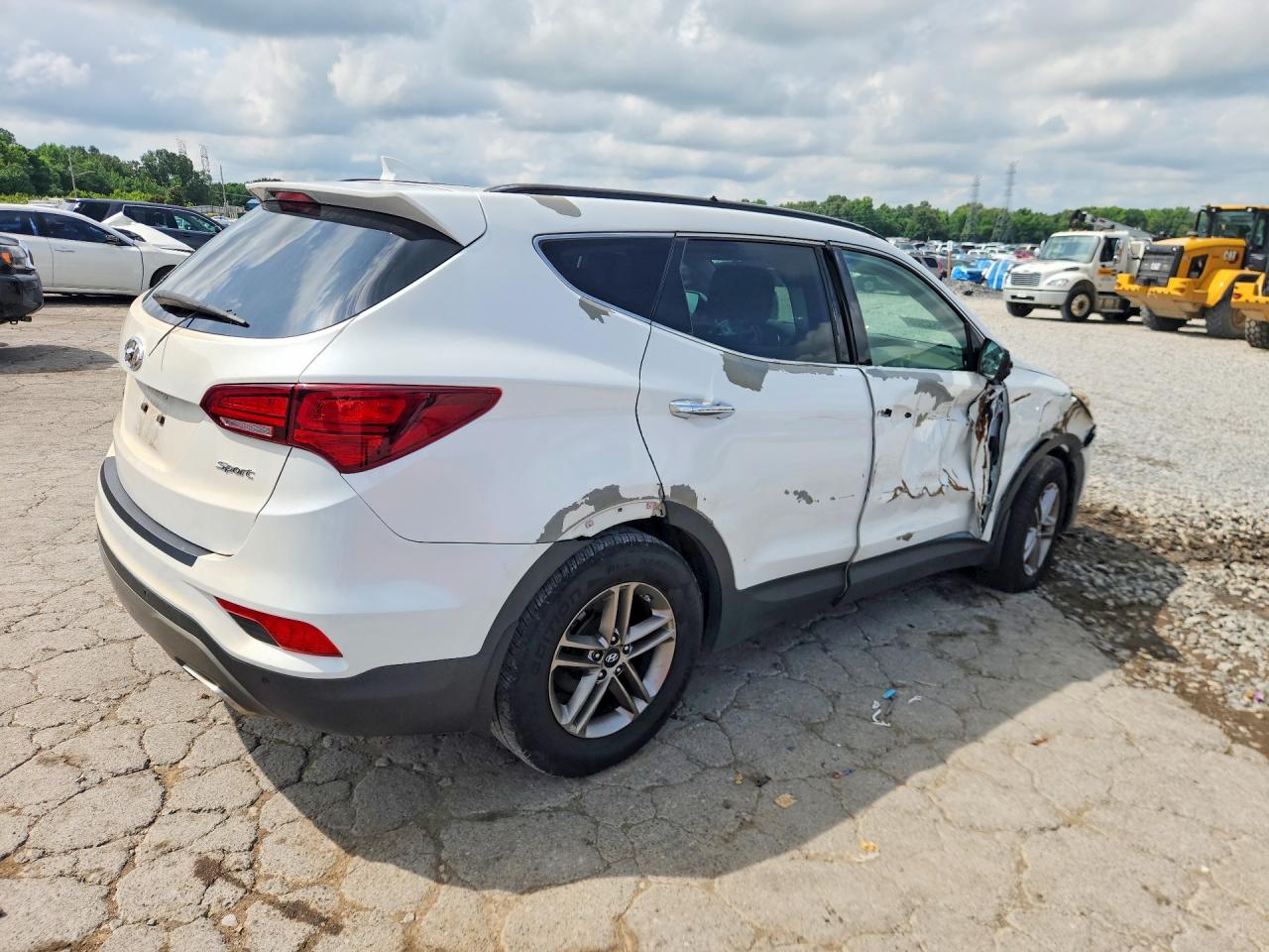 2018 Hyundai Santa Fe Sport 2.4l Белый vin: 5NMZU3LB2JH078131