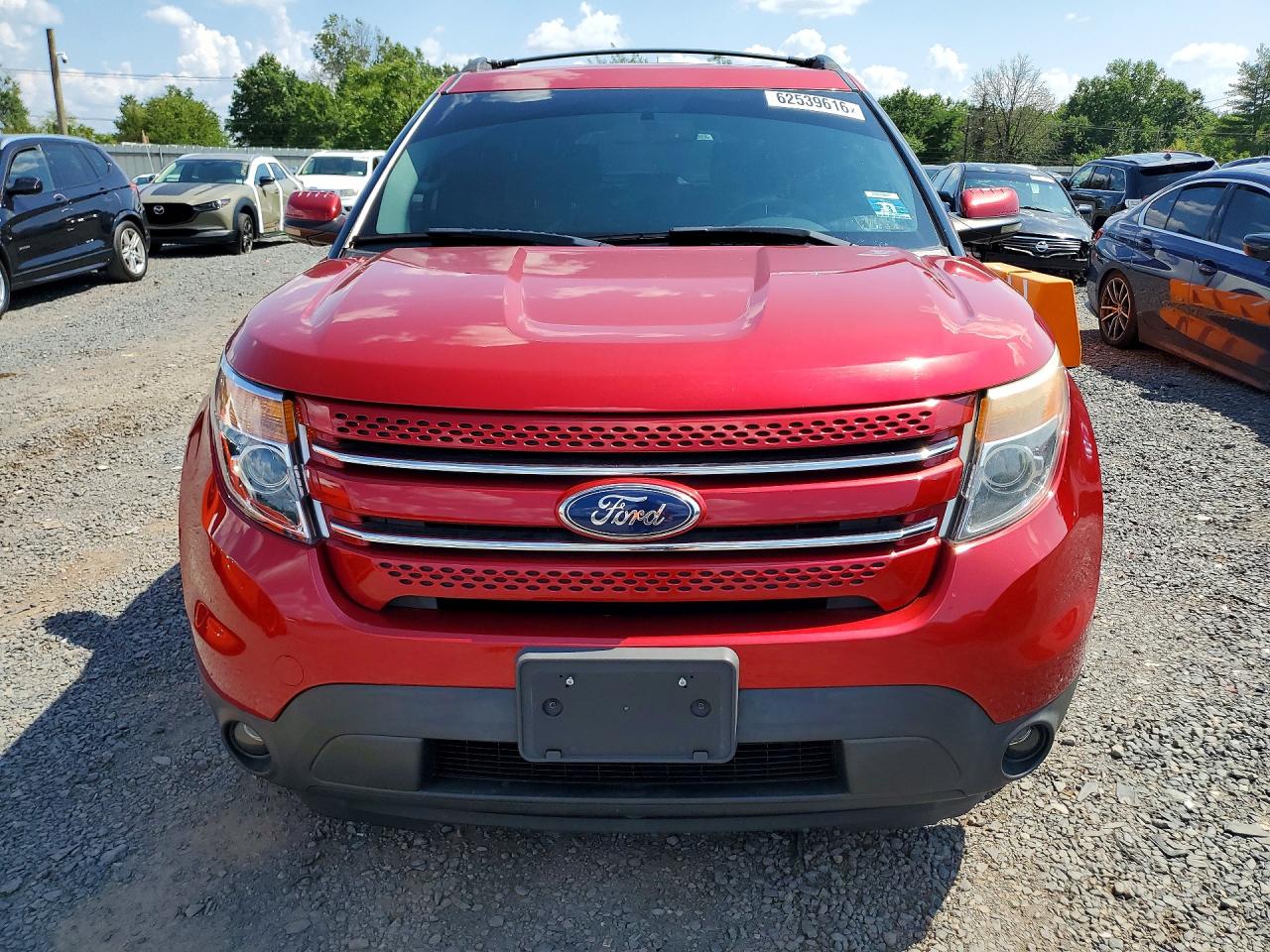 2012 Ford Explorer Limited Red vin: 1FMHK8F81CGA42838