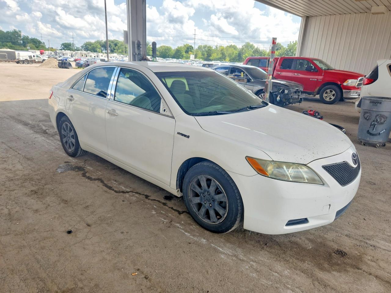 2007 Toyota Camry Hybrid White vin: 4T1BB46K97U024699