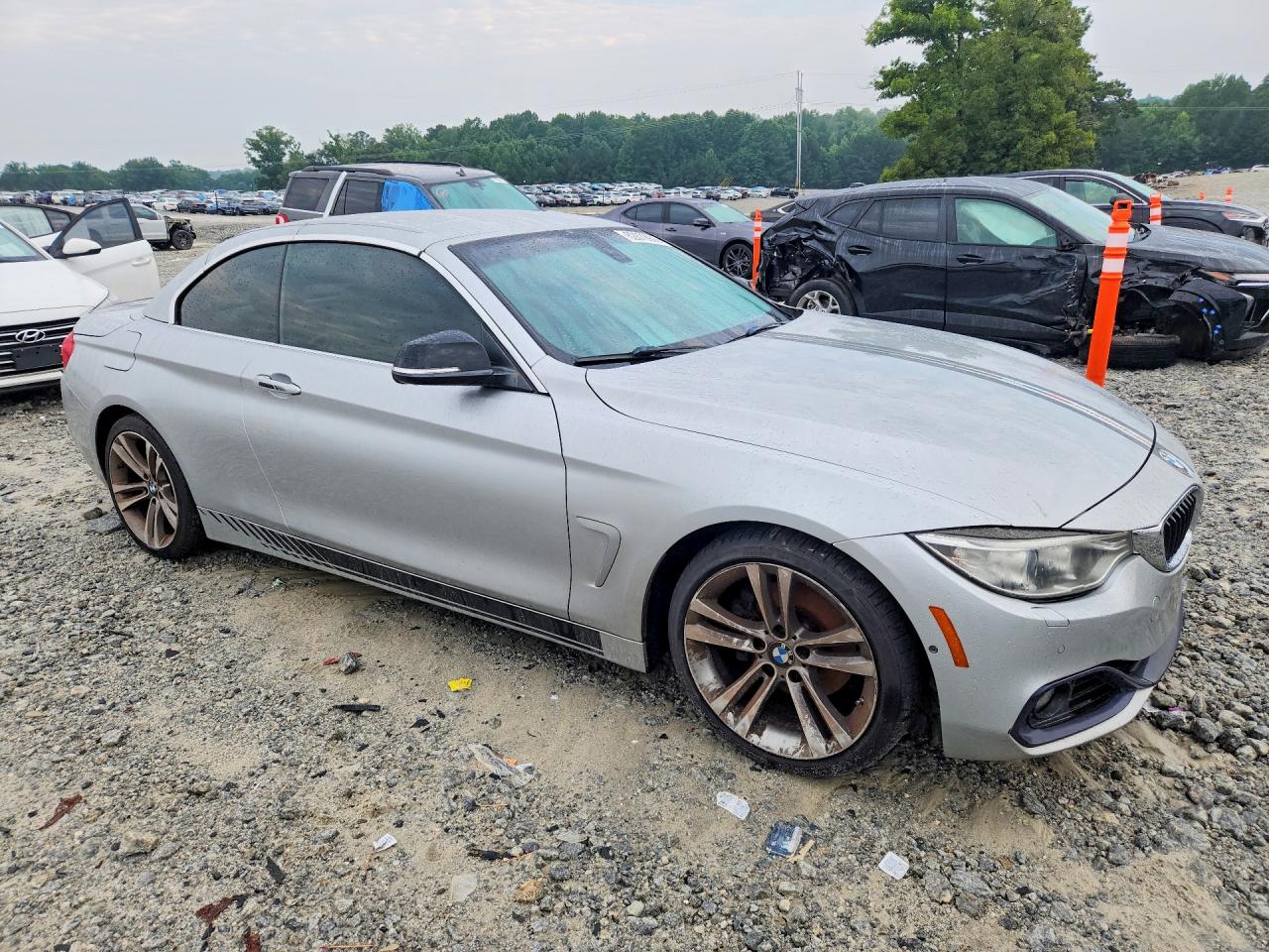 2014 Bmw 428 I Sulev Silver vin: WBA3V7C56EP770505