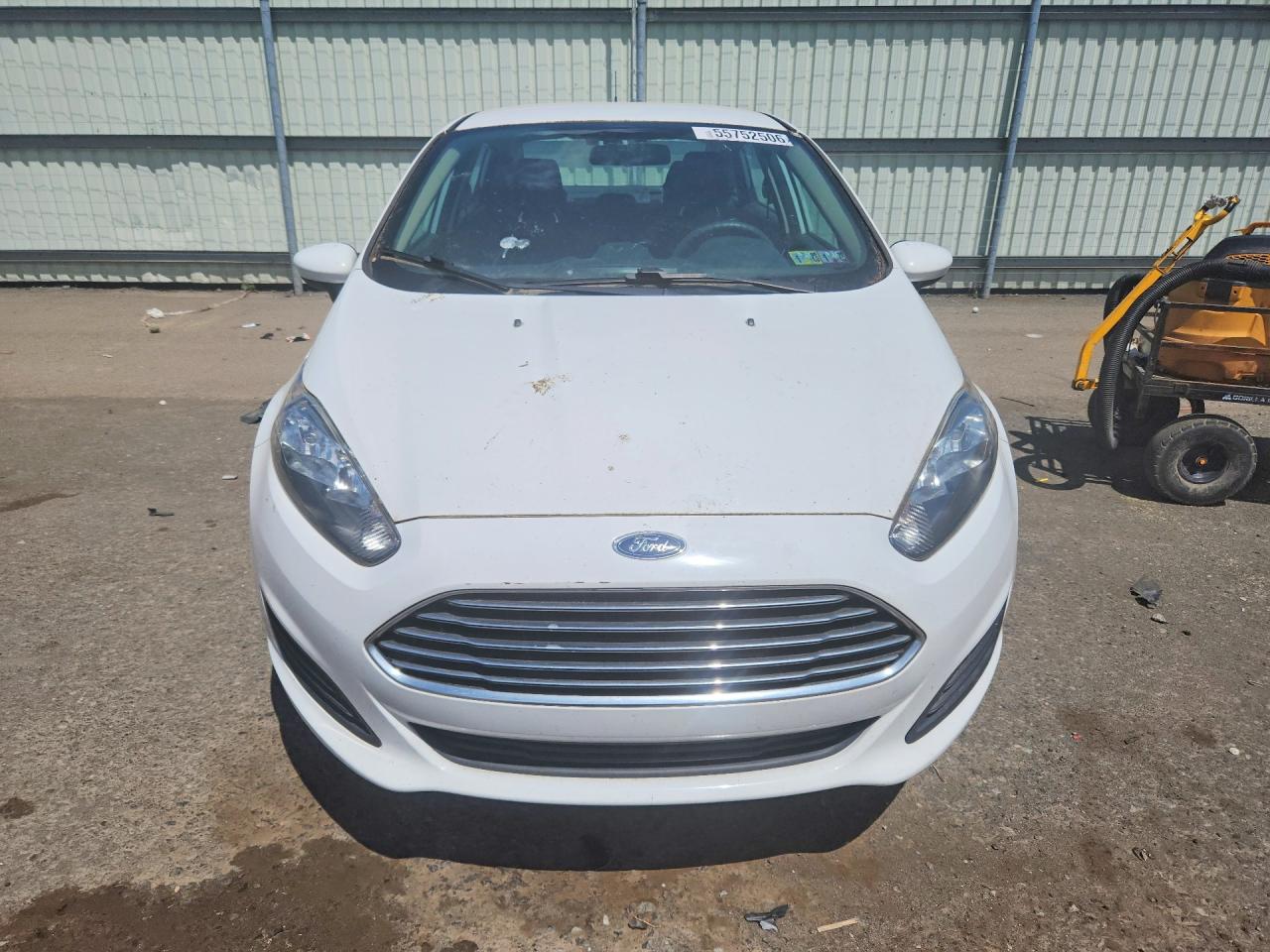 2017 Ford Fiesta Se White vin: 3FADP4BJ8HM155551