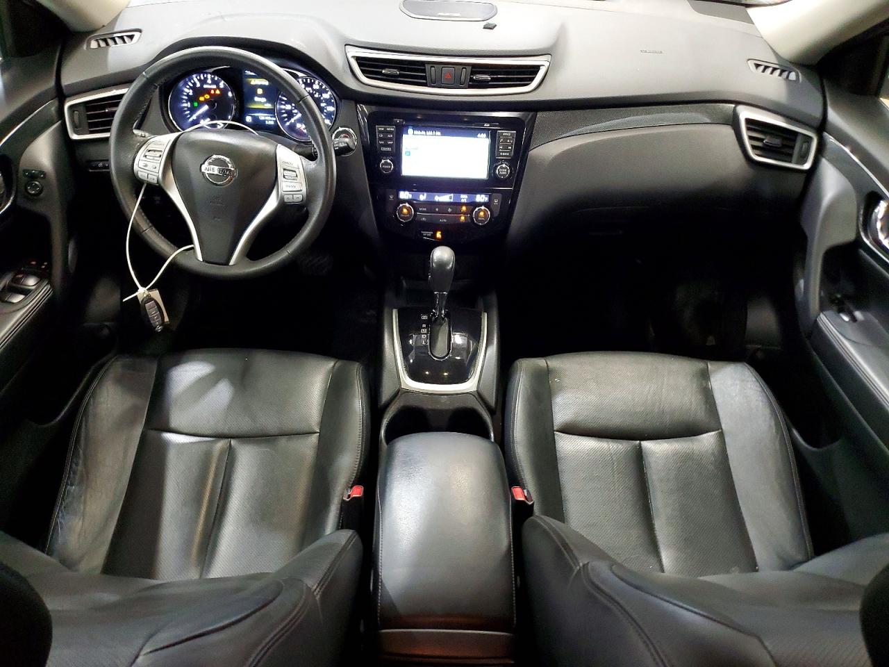 2014 Nissan Rogue Sl Blue vin: 5N1AT2MV4EC864760