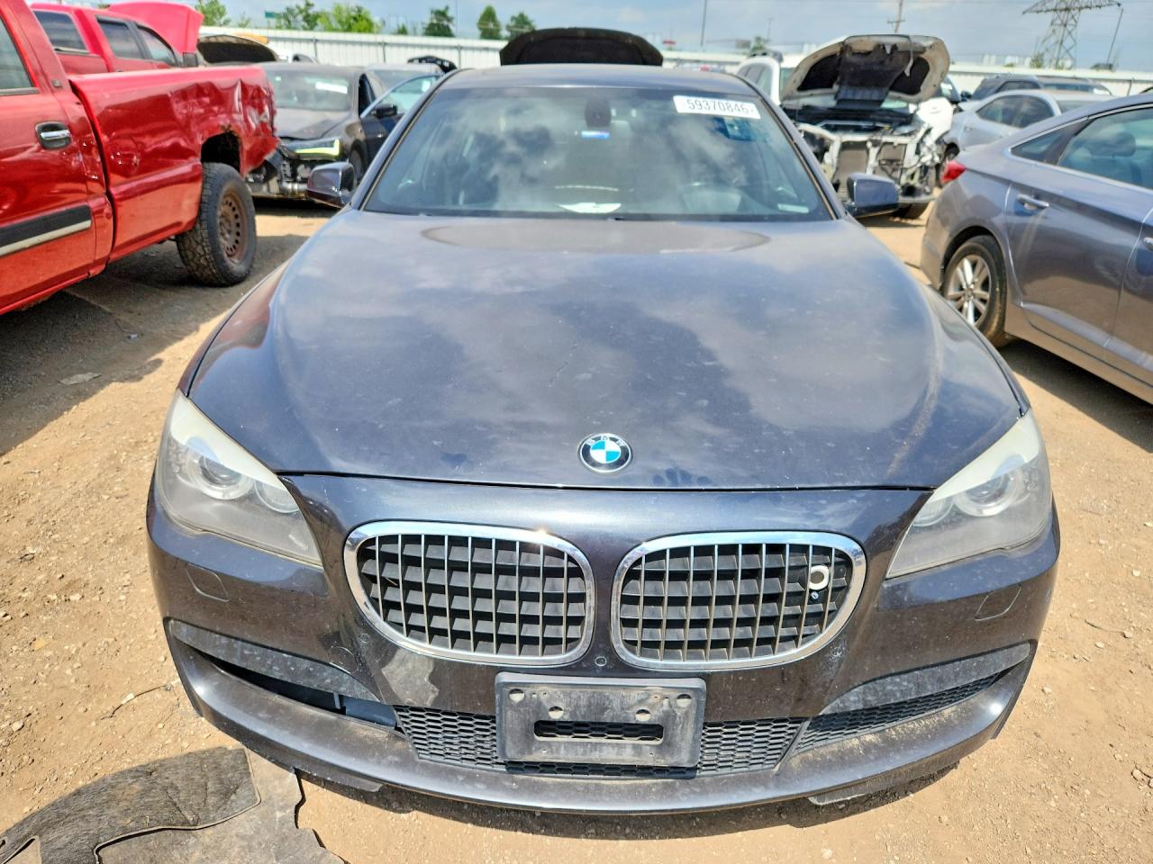 2011 Bmw 750 Lxi Gray vin: WBAKC8C52BC432657