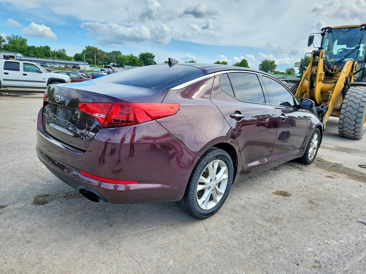 2013 Kia Optima Ex Purple vin: 5XXGN4A73DG133875