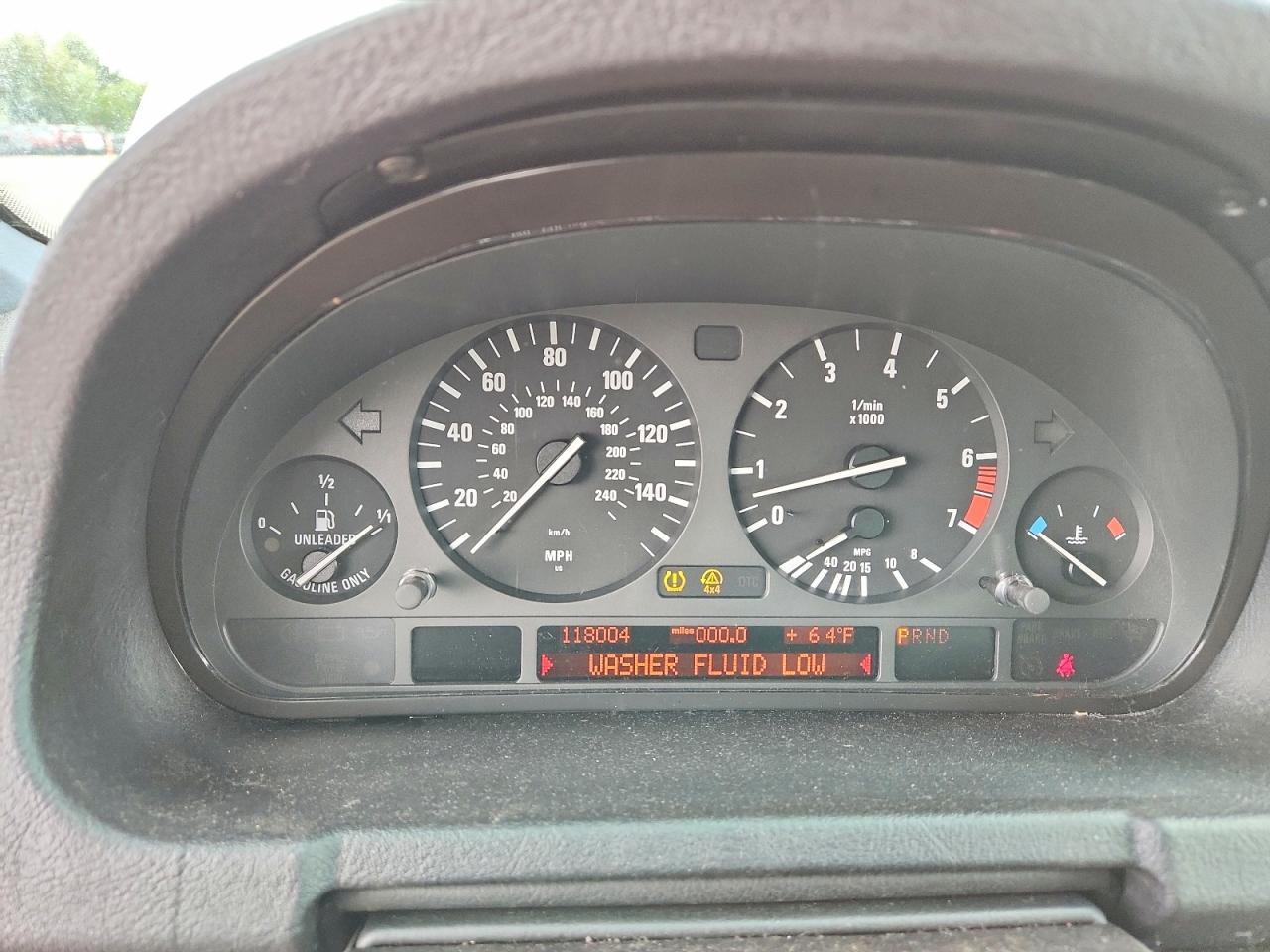 2005 Bmw X5 4.4i Silver vin: 5UXFB53505LV11186