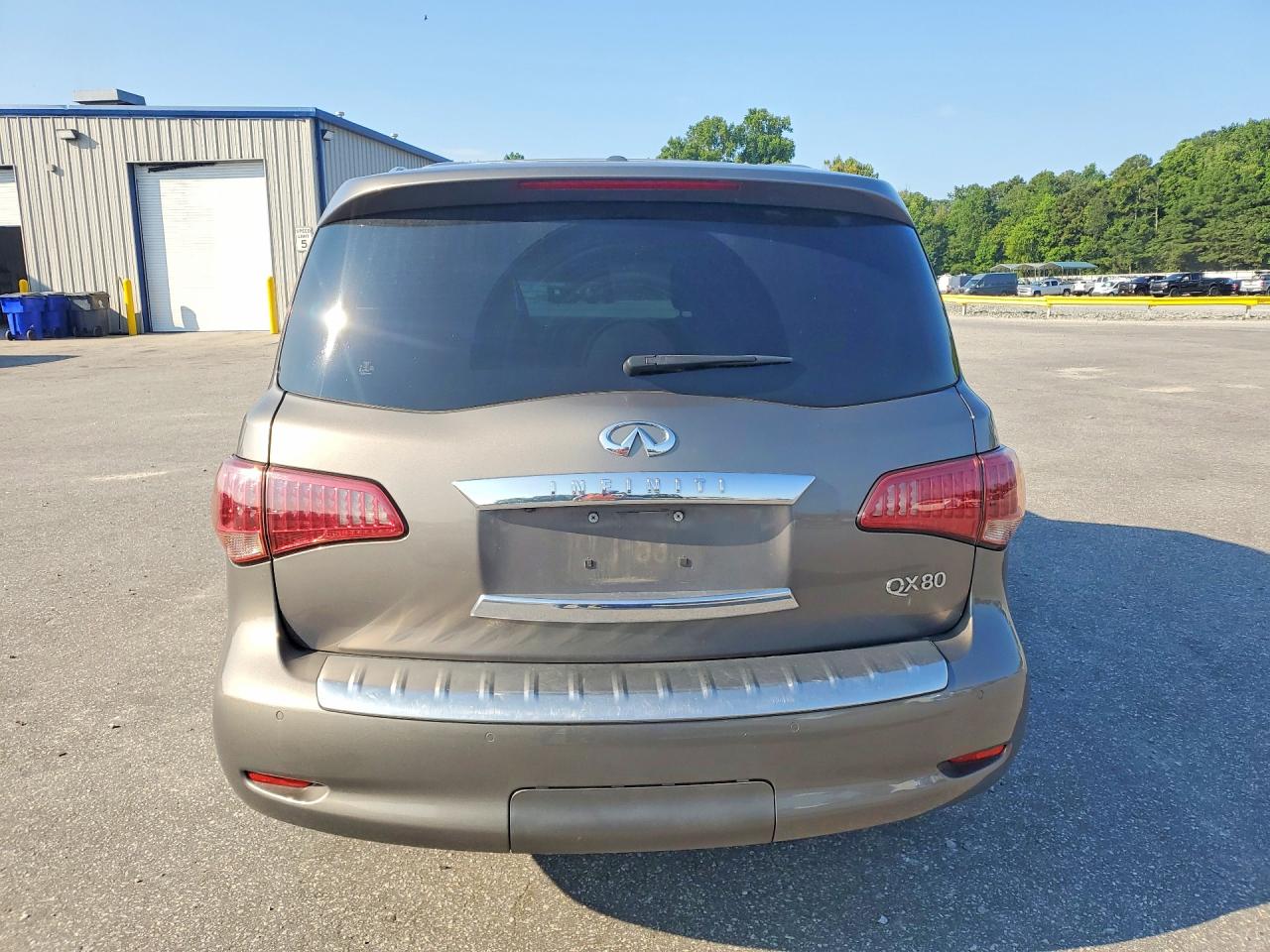 2015 Infiniti Qx80 Base Brown vin: JN8AZ2NFXF9573709