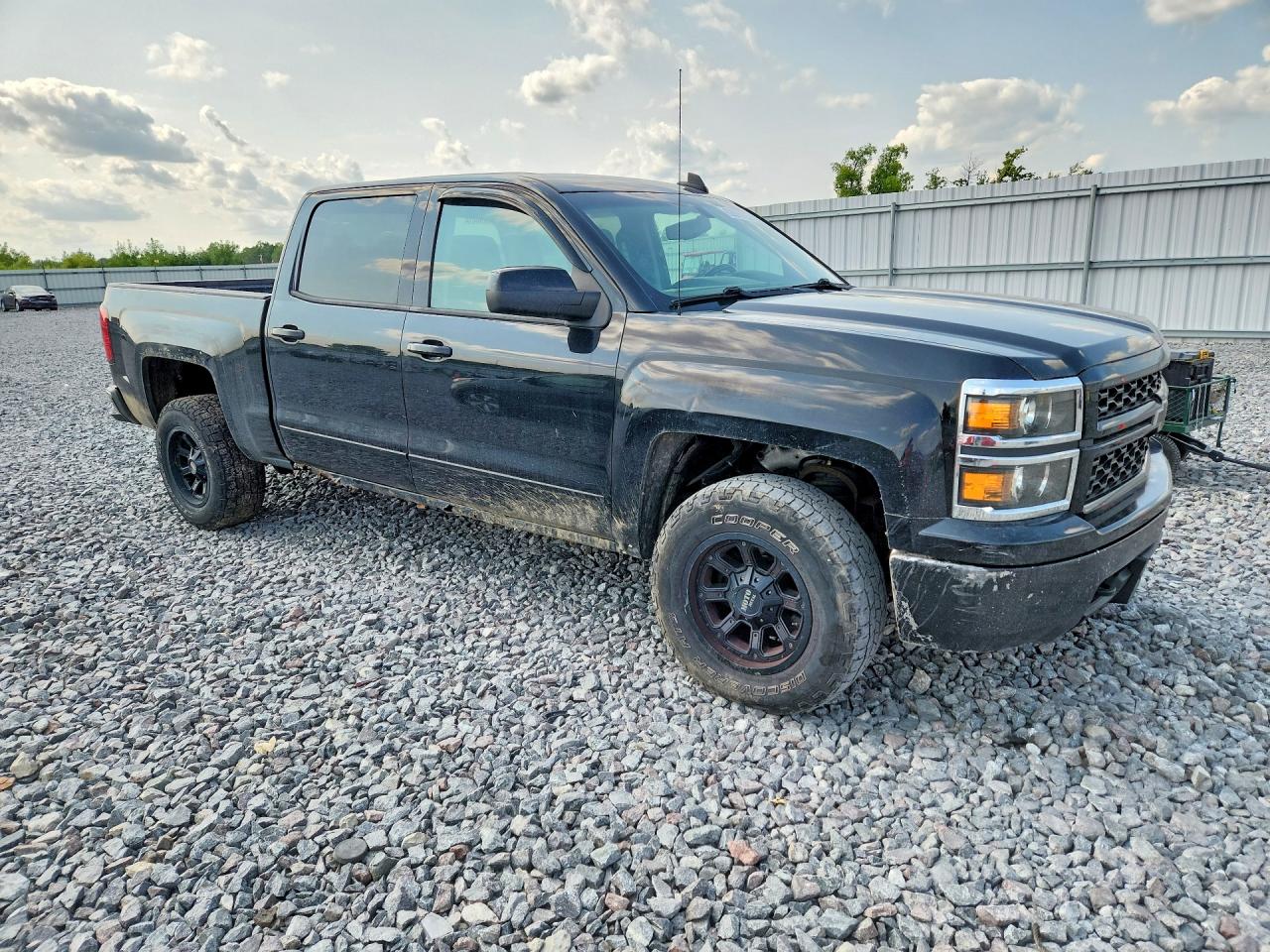 2015 Chevrolet Silverado K1500 Lt Black vin: 3GCUKRECXFG170020