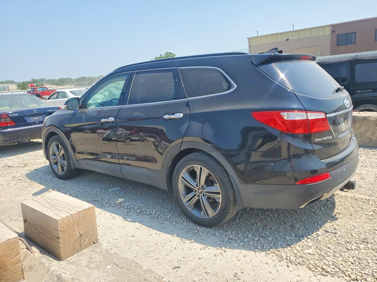 2015 Hyundai Santa Fe Limited Black vin: KM8SRDHF1FU090271