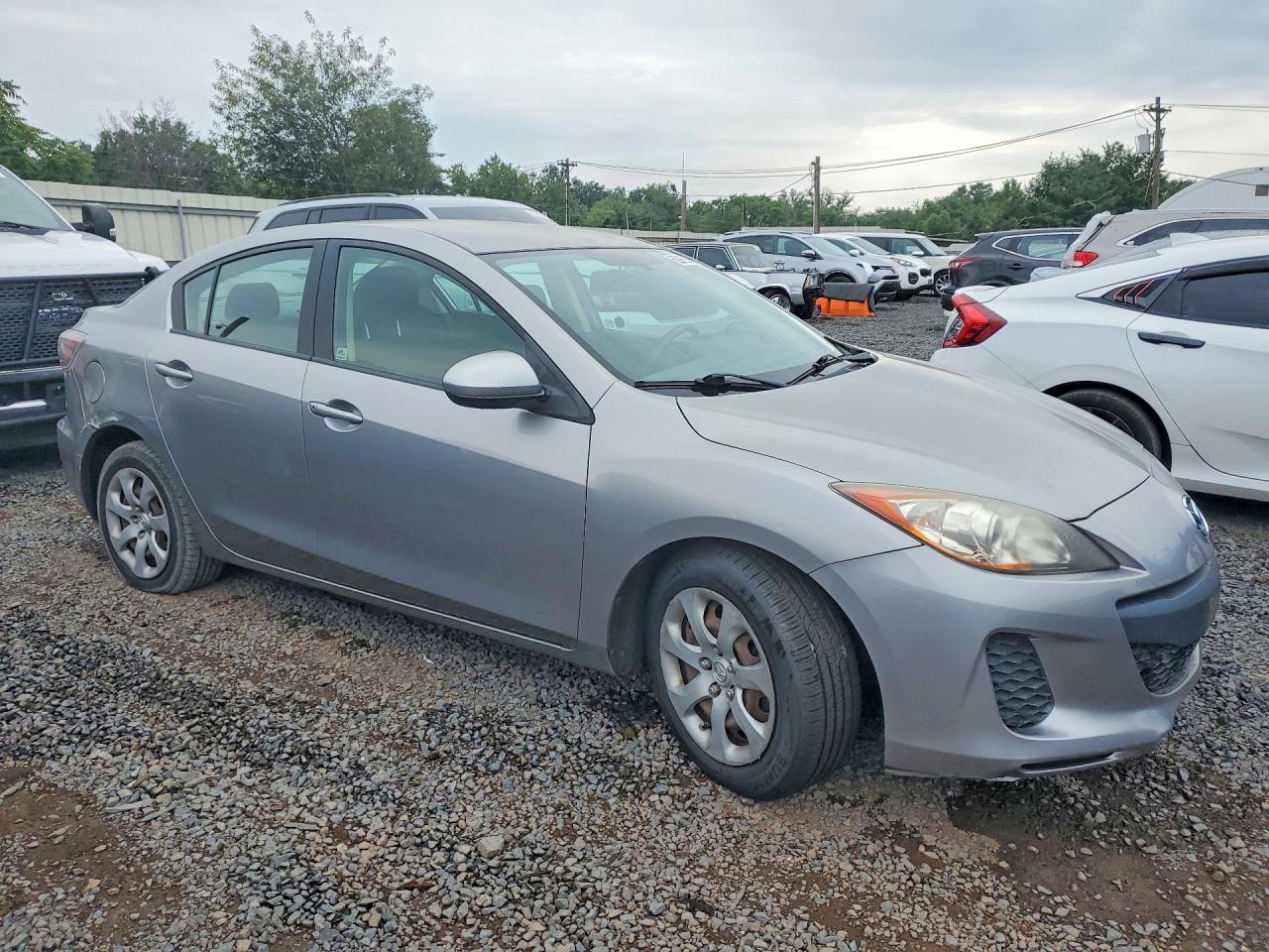 2012 Mazda 3 I Gray vin: JM1BL1UG8C1506770