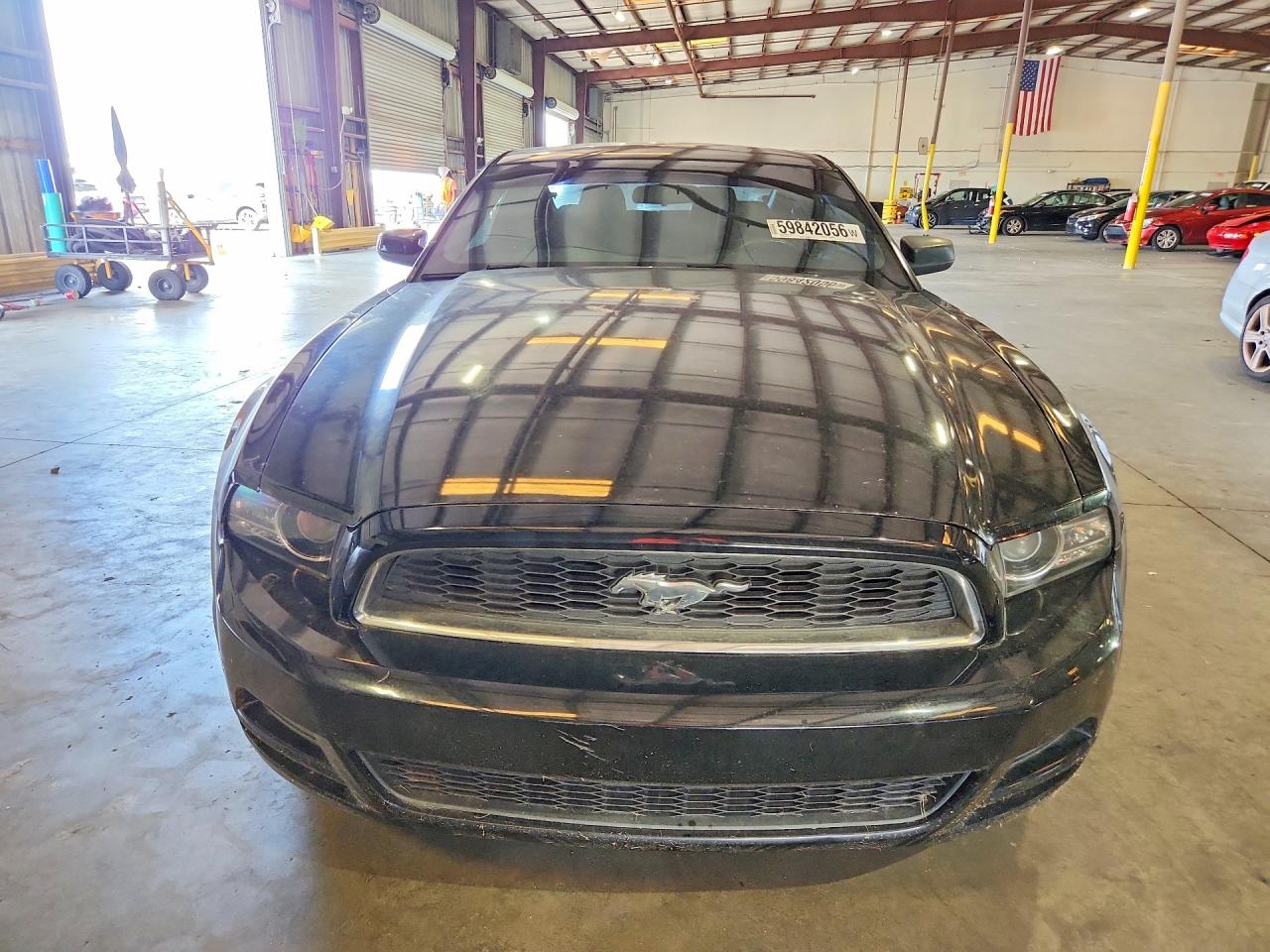 2014 Ford Mustang Black vin: 1ZVBP8AM2E5286915