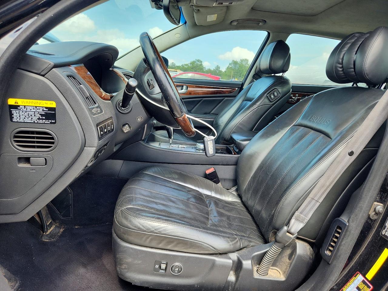 2012 Hyundai Equus Signature Black vin: KMHGH4JHXCU052179