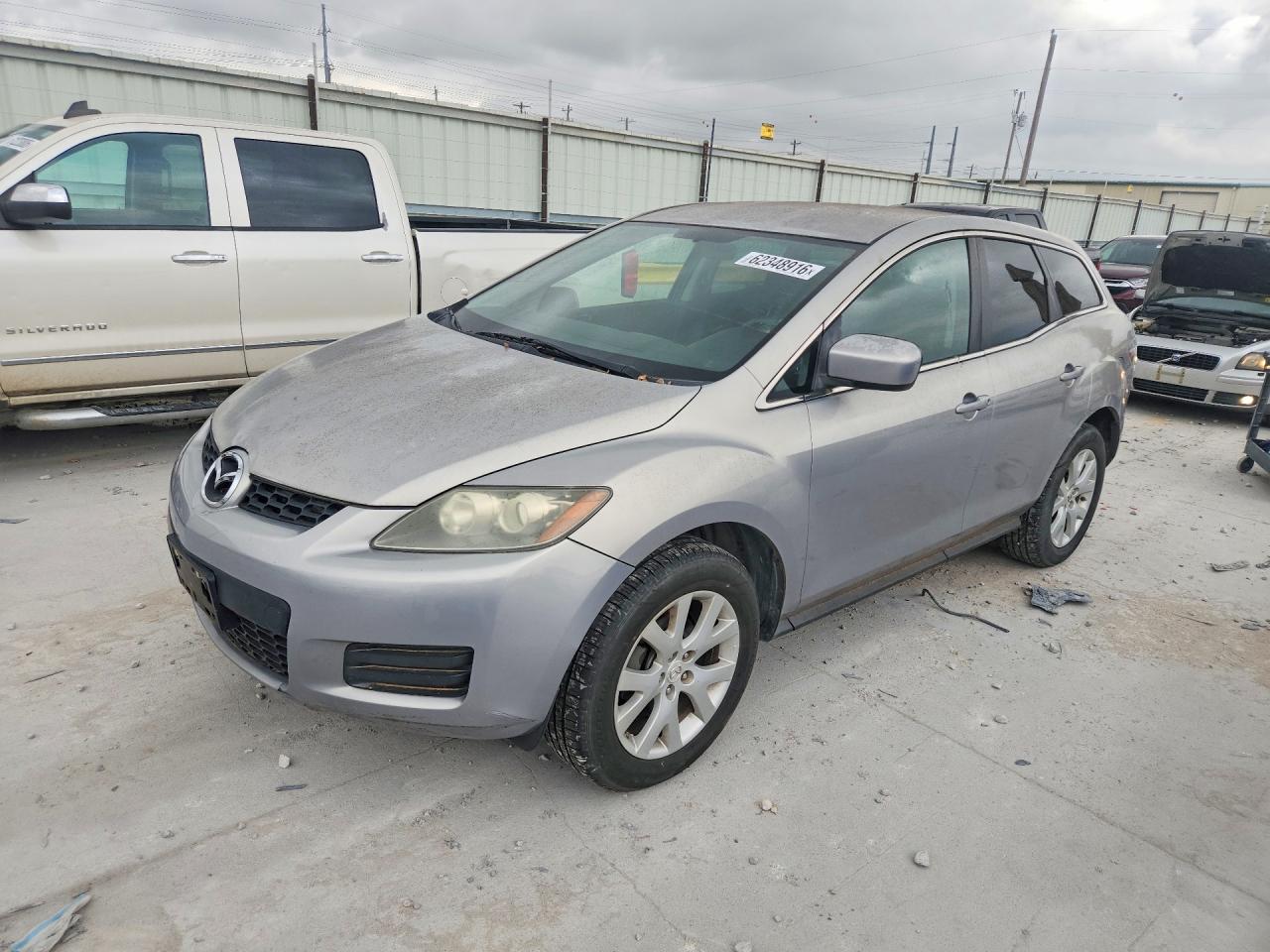 2008 Mazda Cx-7 Silver vin: JM3ER29L480204890