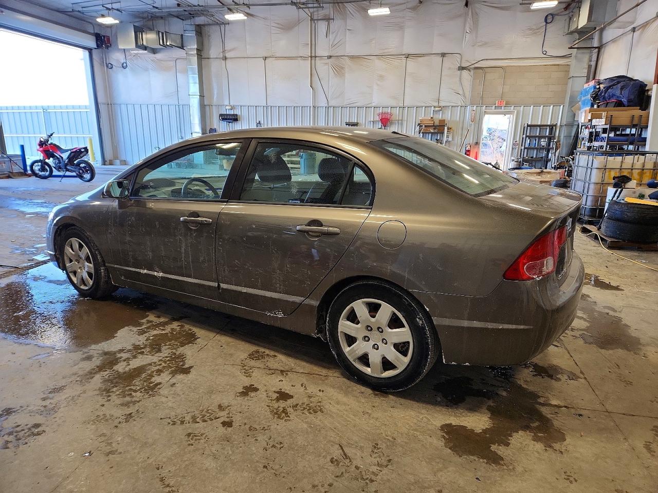 2008 Honda Civic Lx Gray vin: 1HGFA16548L020697