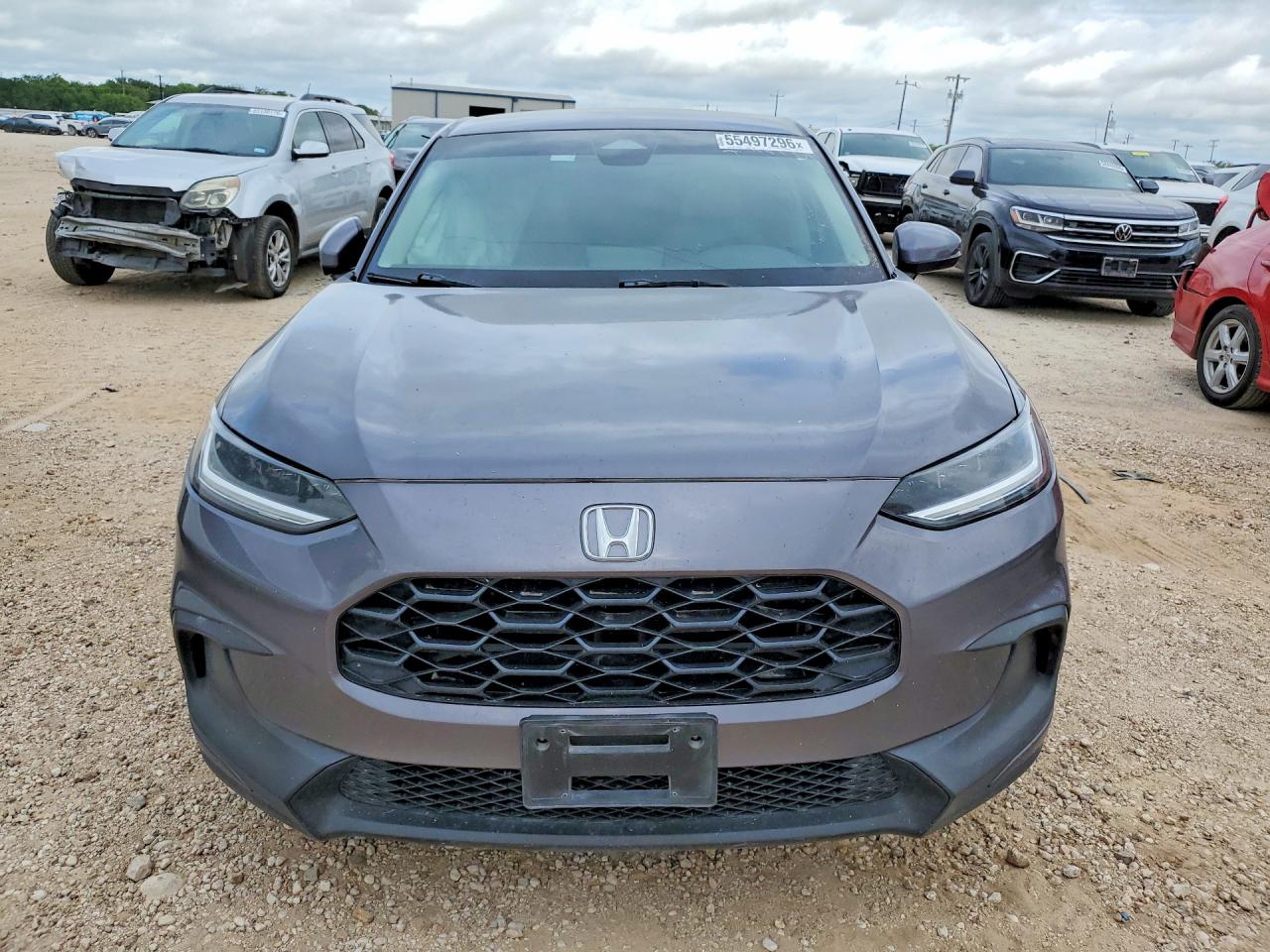 2023 Honda Hr-v Lx Gray vin: 3CZRZ1H35PM740713