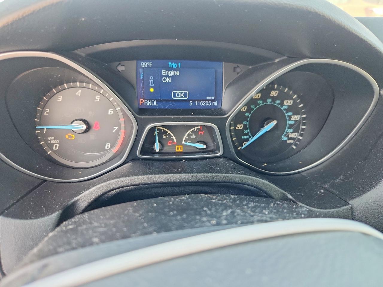 2014 Ford Focus Se Gray vin: 1FADP3K28EL192387