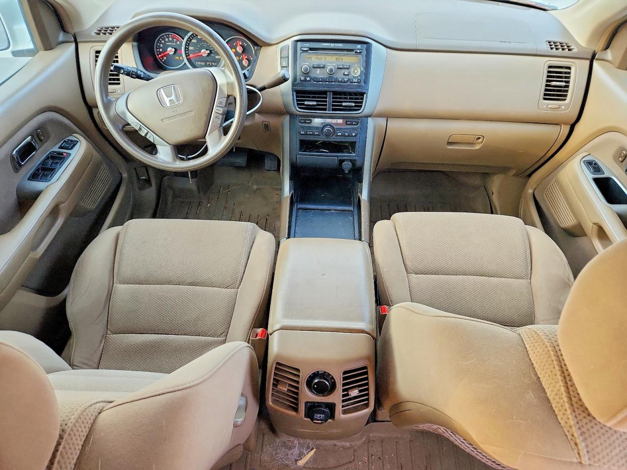 2008 Honda Pilot Ex White vin: 5FNYF18448B009523