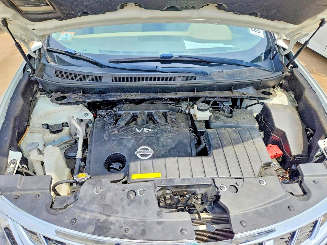 2014 Nissan Murano Sv White vin: JN8AZ1MW3EW530499