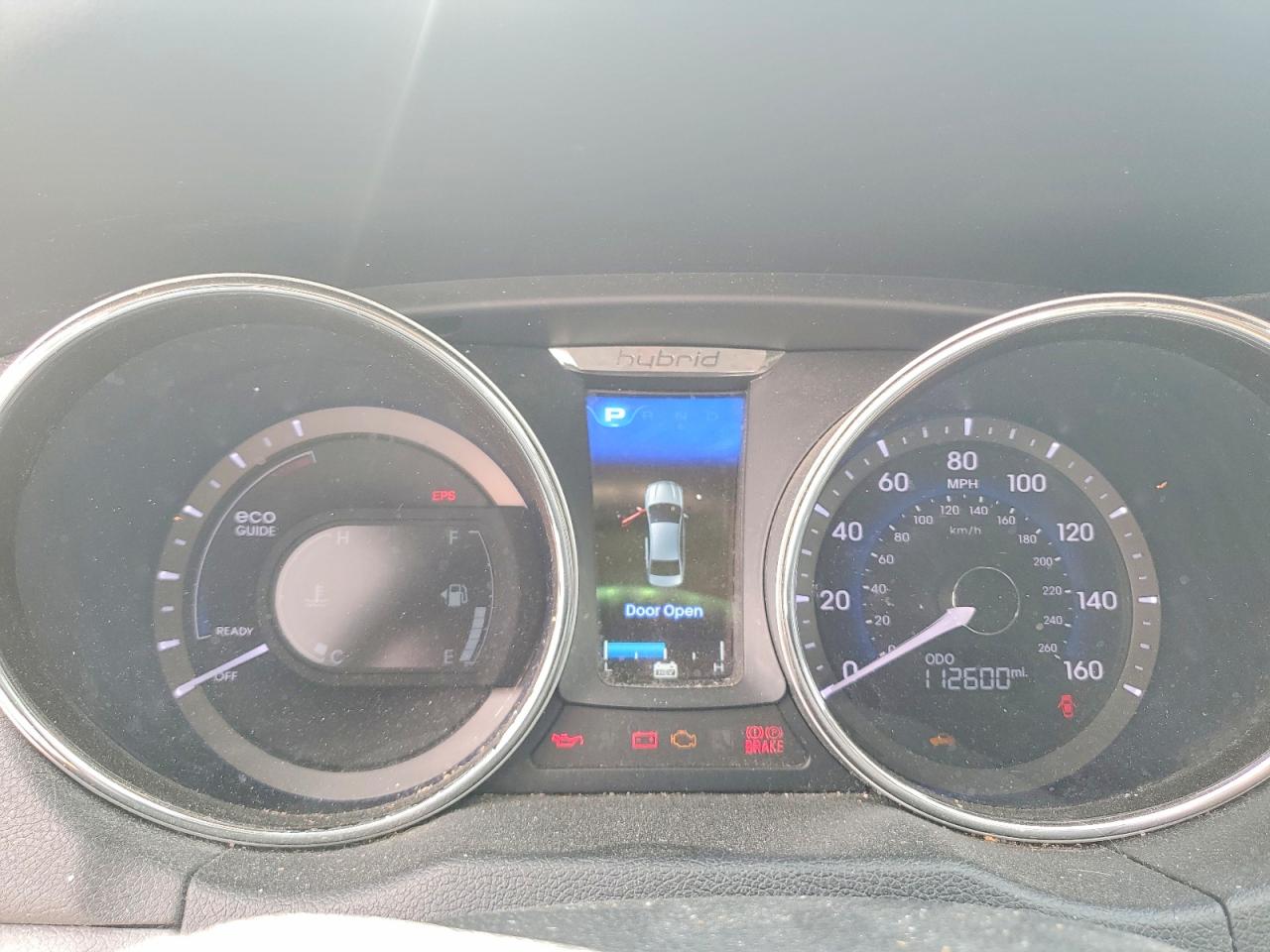 2014 Hyundai Sonata Hybrid Silver vin: KMHEC4A49EA114288