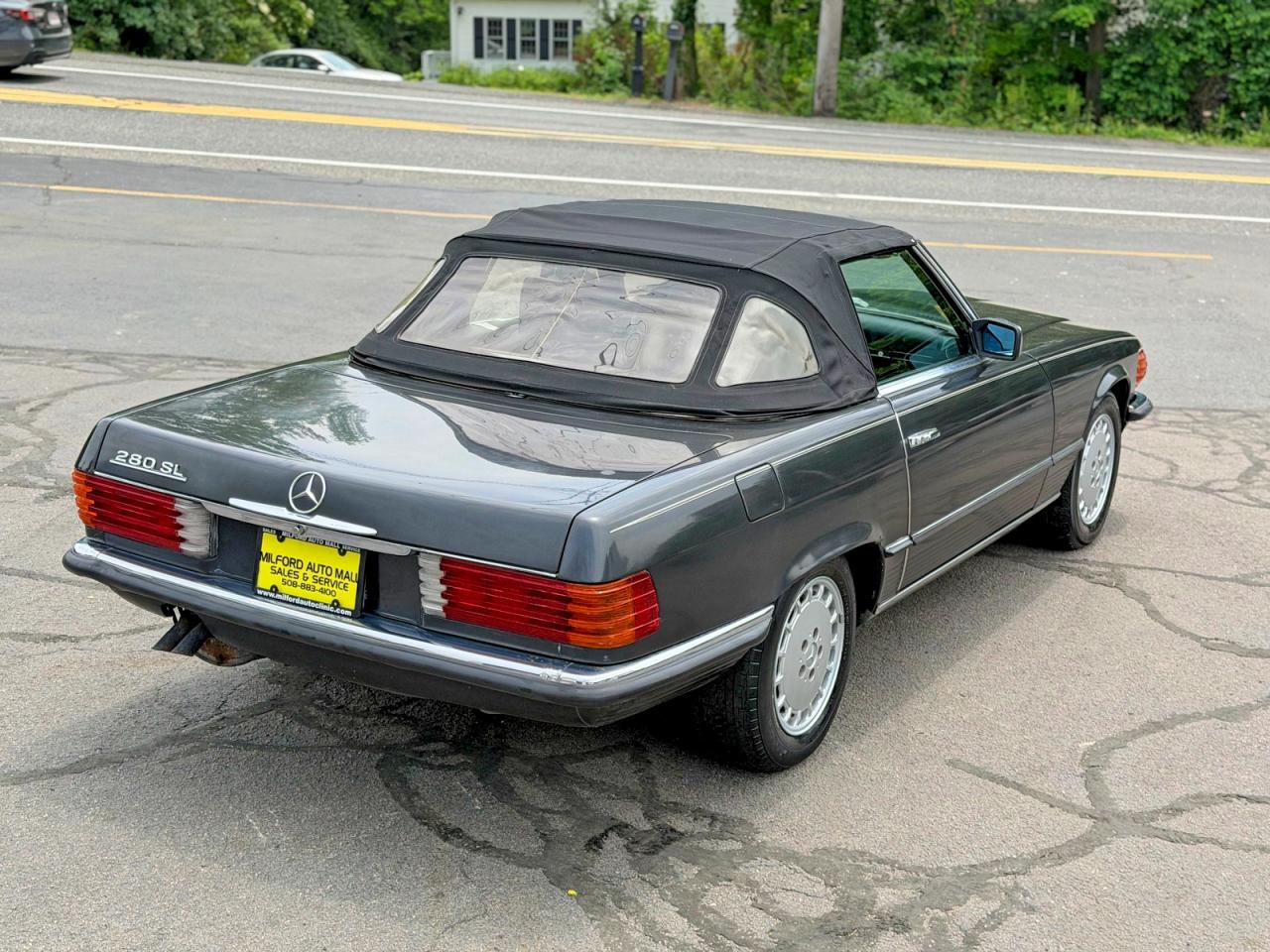 1985 Mercedes-benz 280 Sl Gray vin: WDB1070421A025219