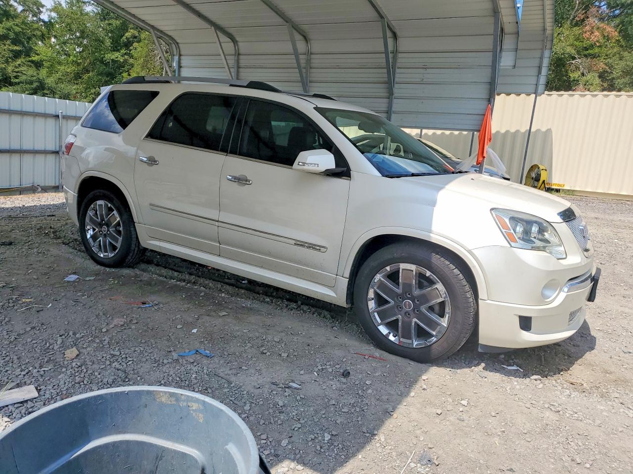 2011 Gmc Acadia Denali White vin: 1GKKVTED3BJ393369