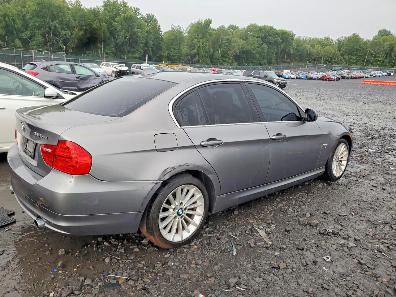 2010 Bmw 335 Xi Silver vin: WBAPL3C52AA408510