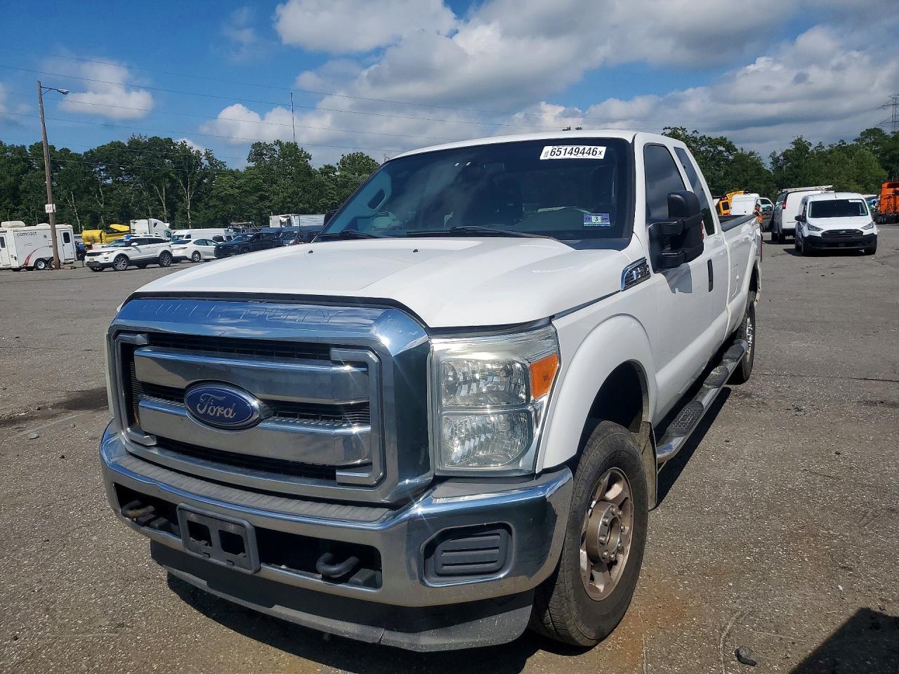 2014 Ford F250 Super Duty Белый vin: 1FT7X2B6XEEA34464