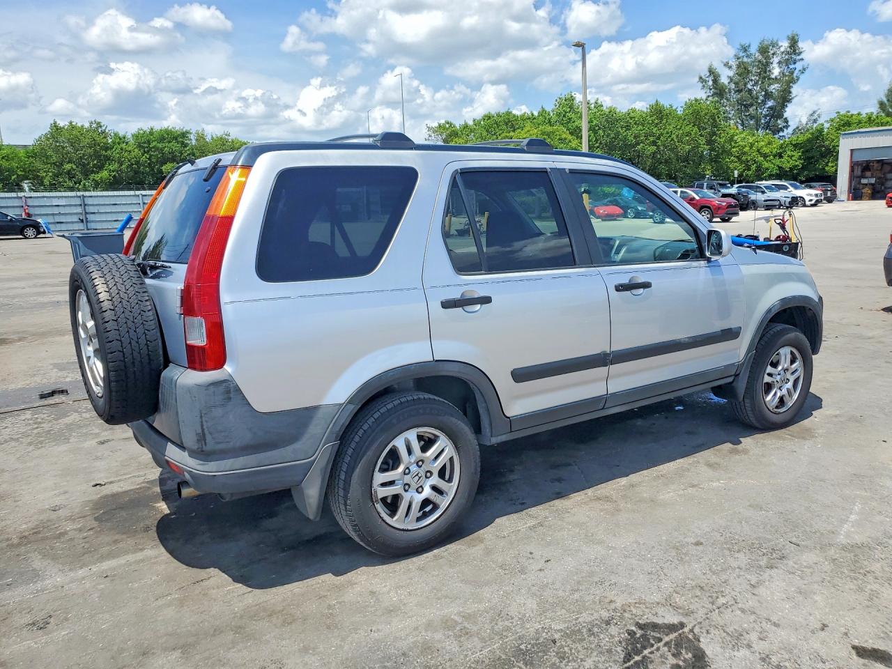 2003 Honda Cr-v Ex Silver vin: JHLRD78813C005342